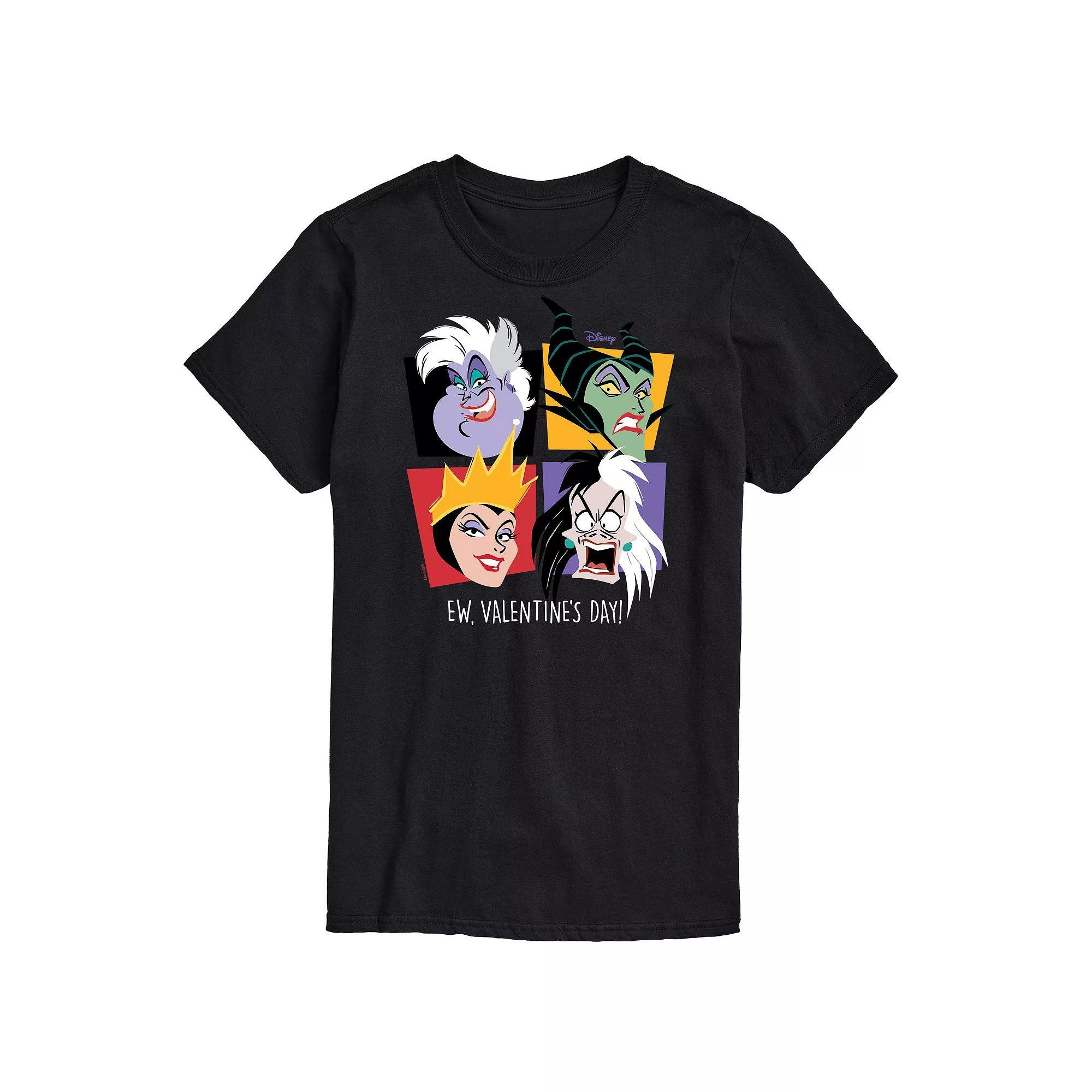 Disney Villains Mens Ew Valentines Day Graphic Tee Product Image