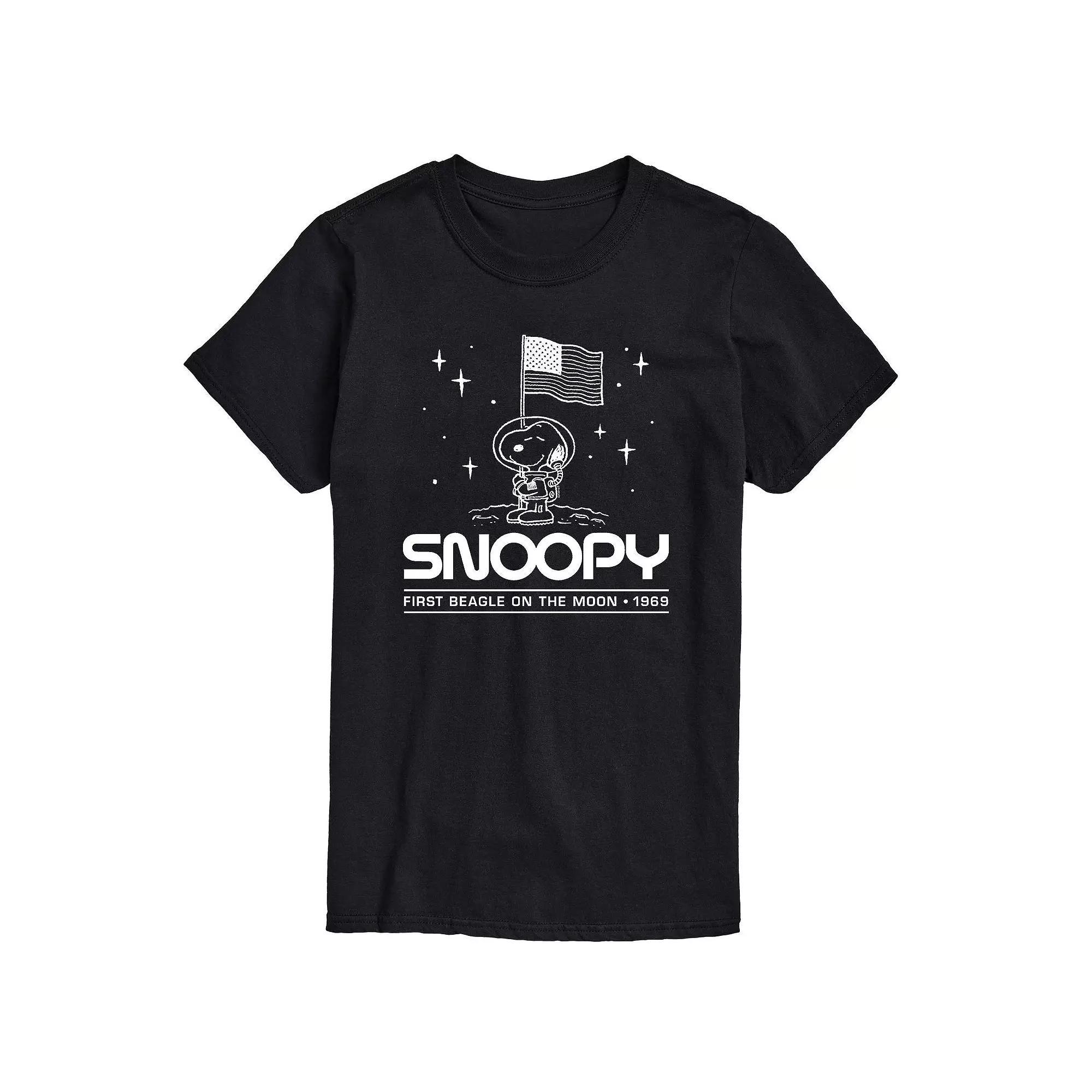 Mens Peanuts First Beagle In Space Tee Product Image