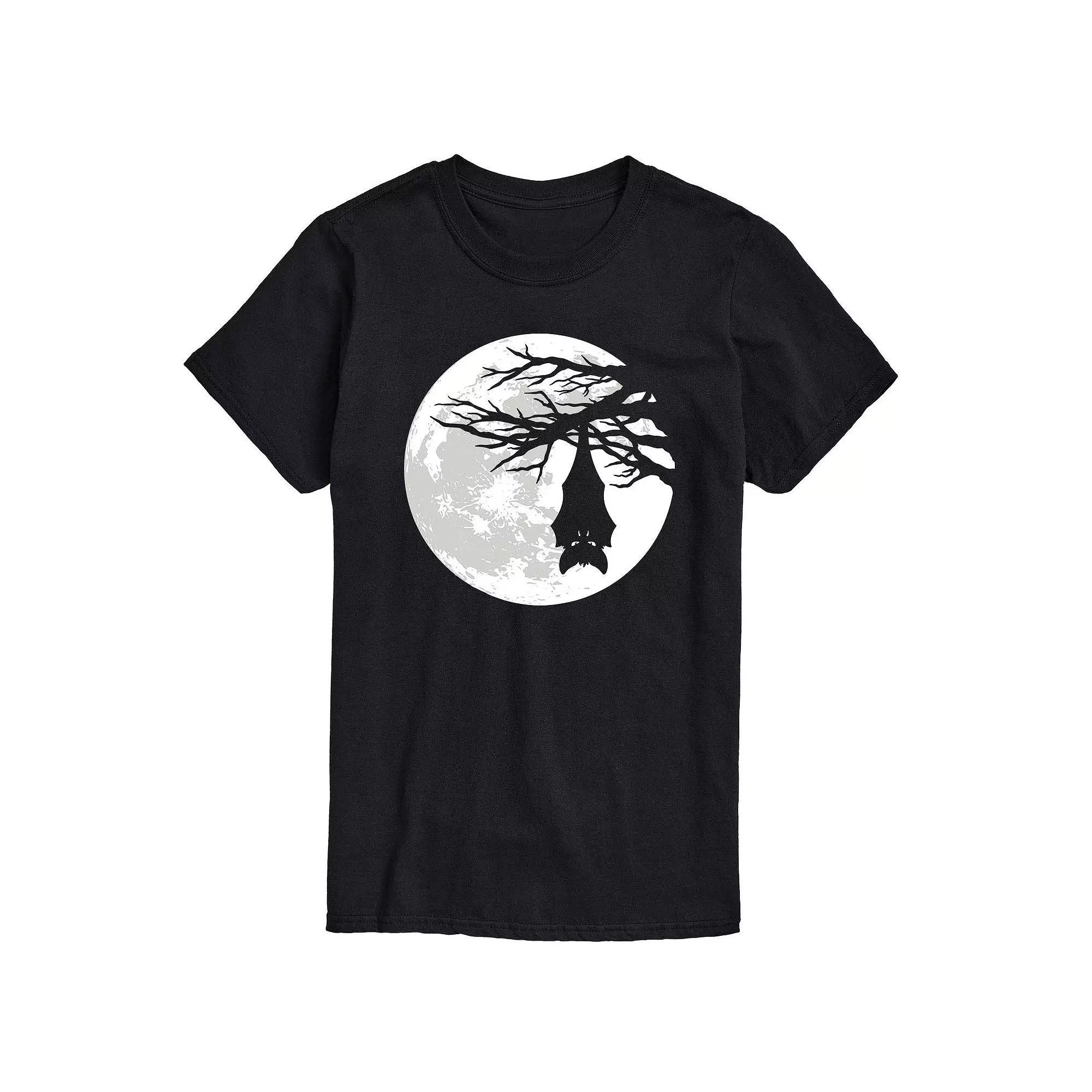 Big & Tall Hanging Bat Moon Tee, Mens Product Image