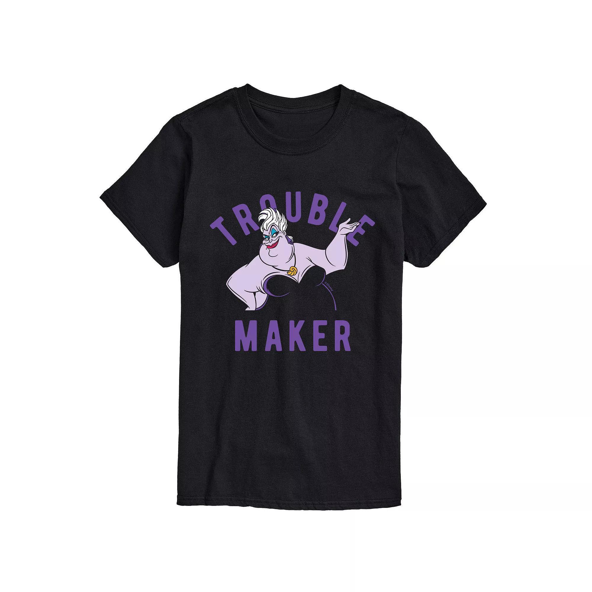 Disneys Villians Big & Tall Trouble Maker Graphic Tee, Mens Product Image