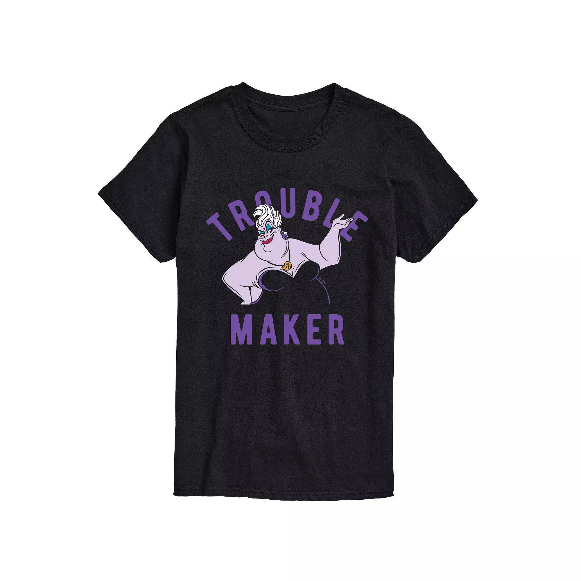 Disneys Villians Big & Tall Trouble Maker Graphic Tee, Mens Product Image