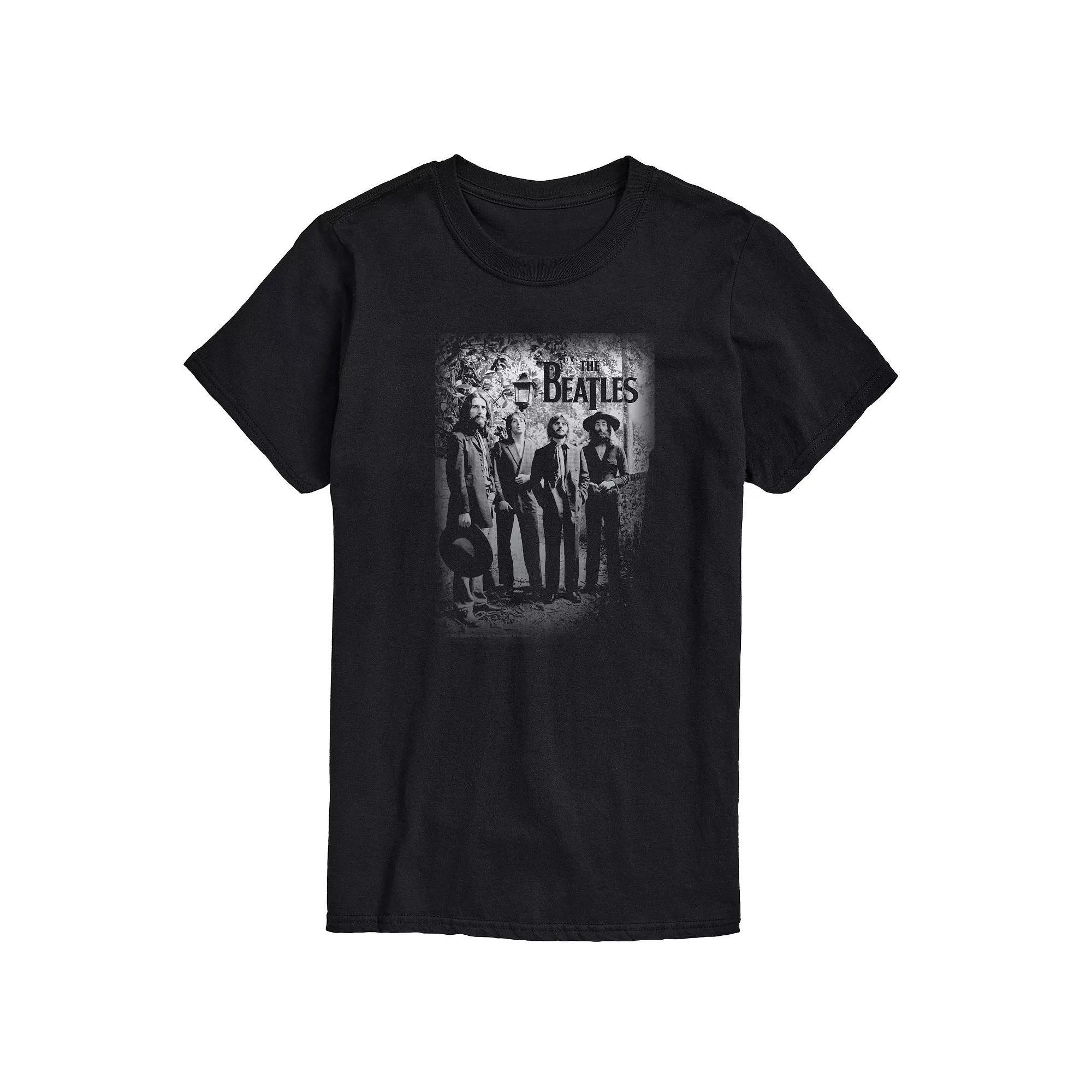 Men's The Beatles Group 1969 Graphic Tee, Size: XS, Black Product Image