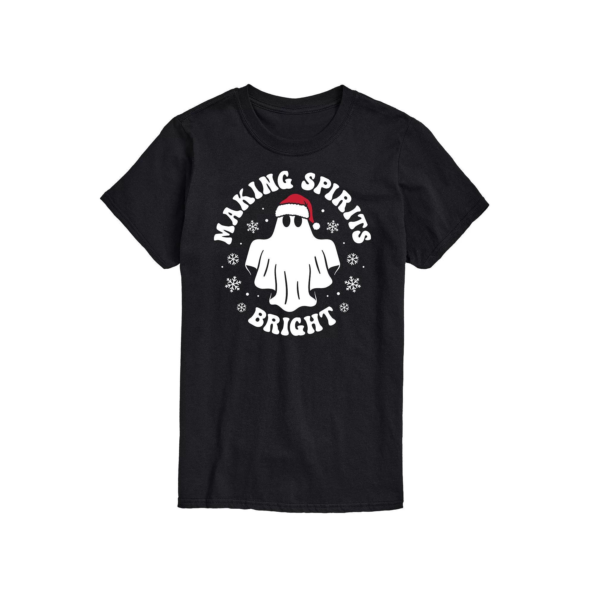 Big & Tall Dr. Seuss The Grinch Building Snowman Graphic Tee, Mens Product Image