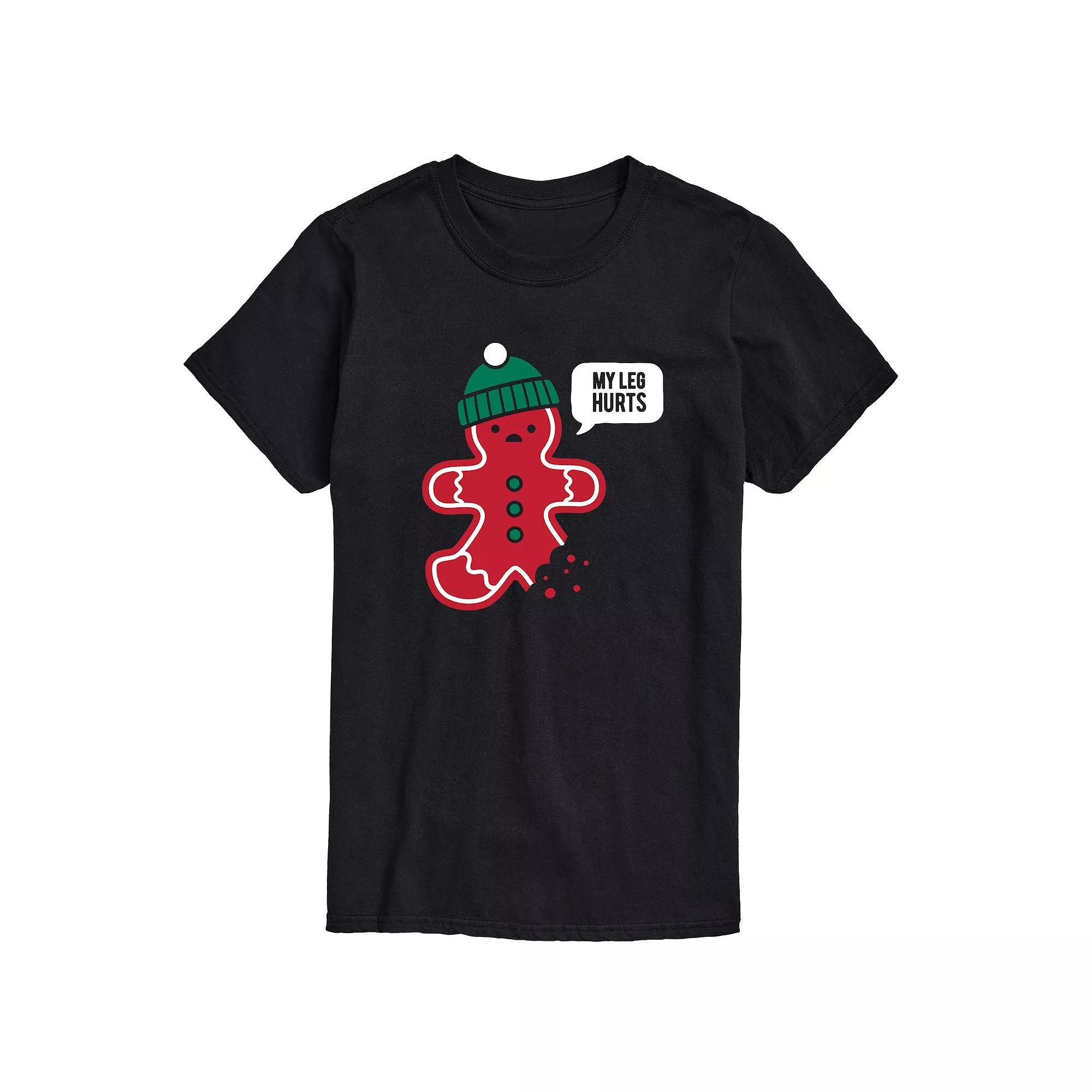 Big & Tall Cactus Christmas Tree Tee, Mens Product Image