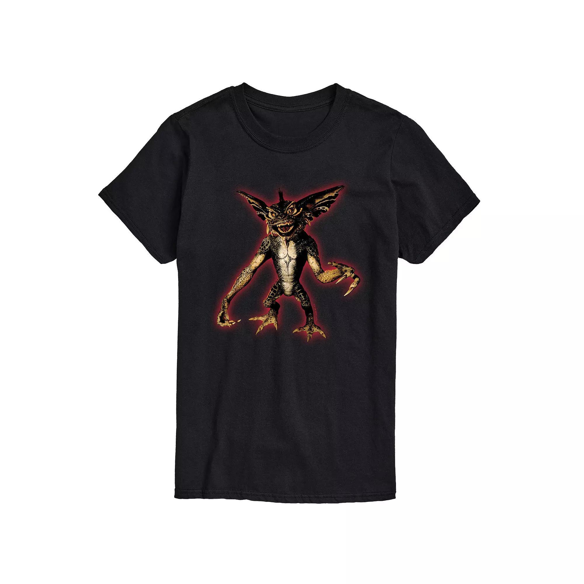 Big & Tall Gremlins Glowing Gremlin Graphic Tee, Mens Product Image