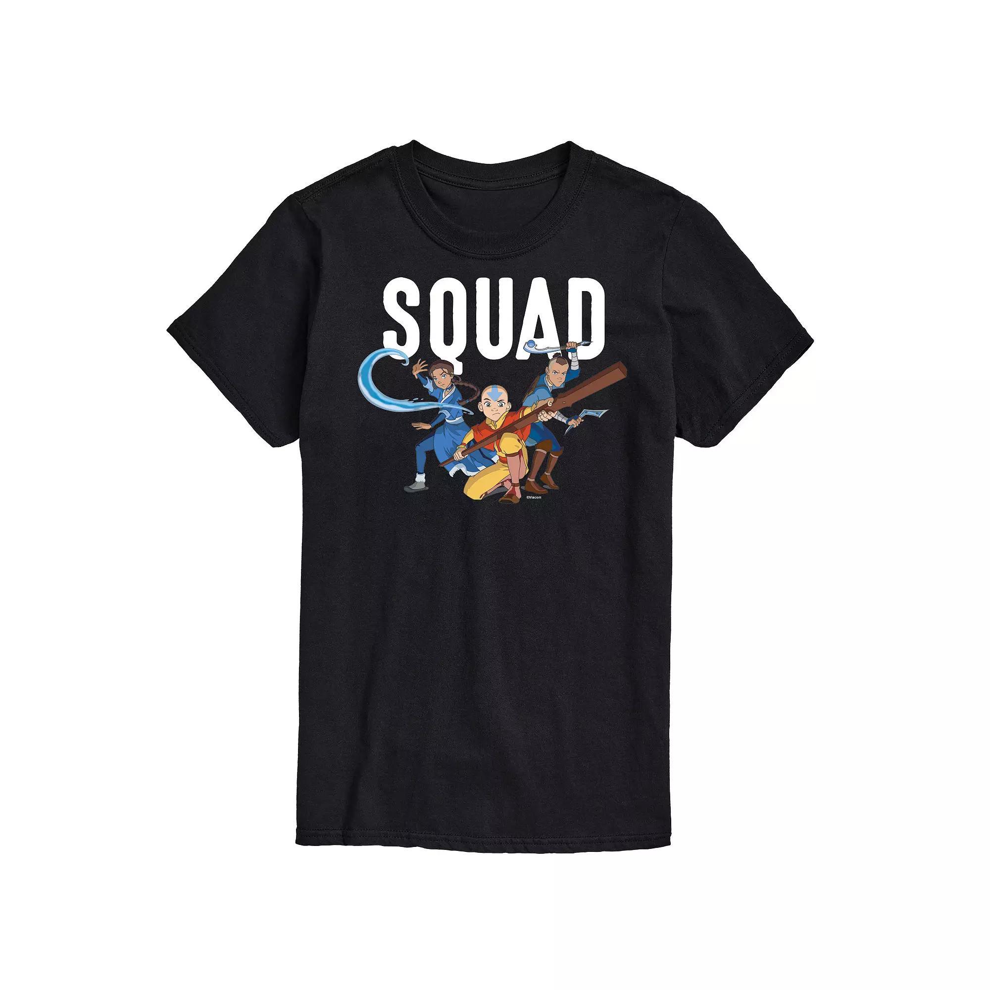 Big & Tall Avatar The Last Airbender Squad Graphic Tee, Mens Product Image