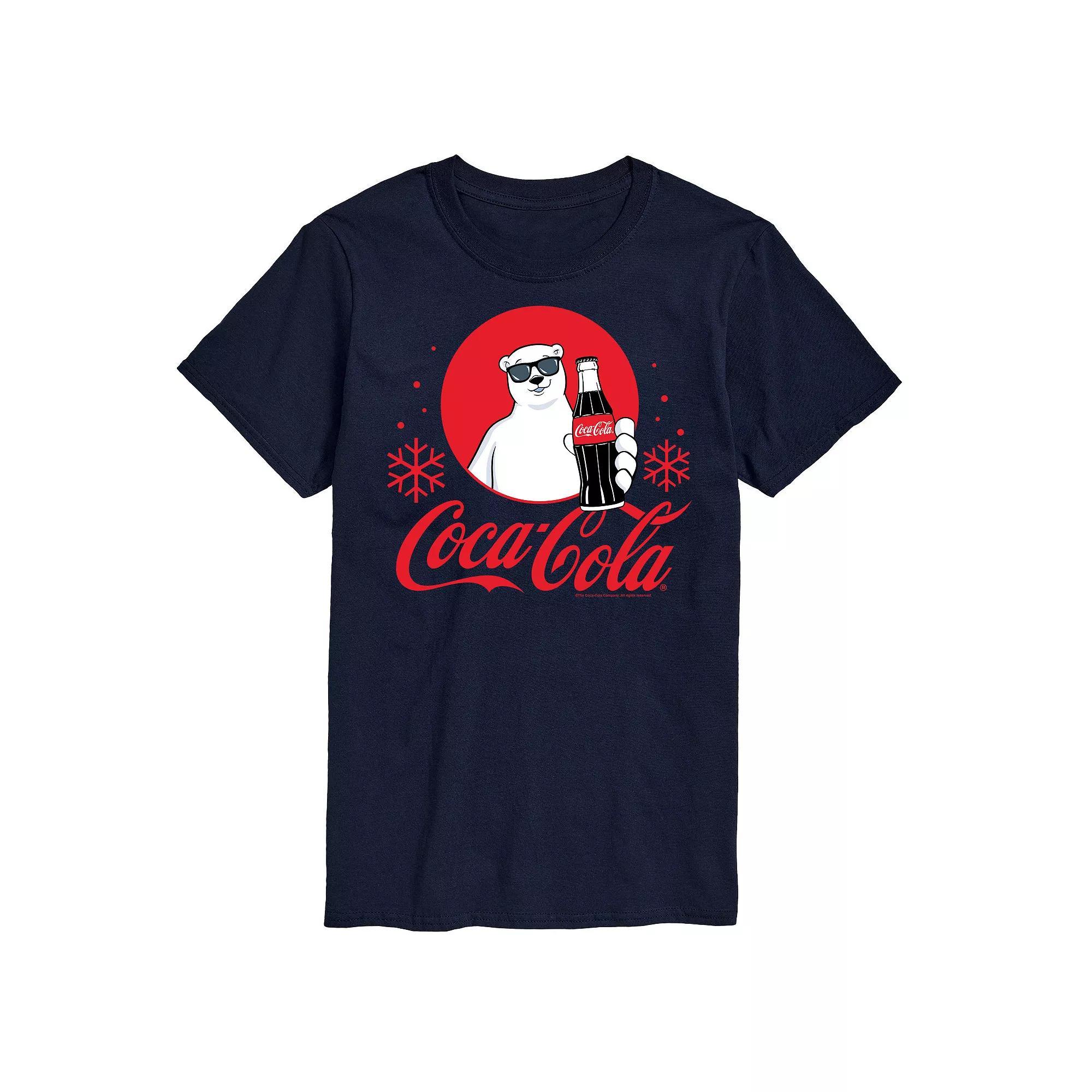Mens CocaCola Polar Bears Tee Blue Product Image