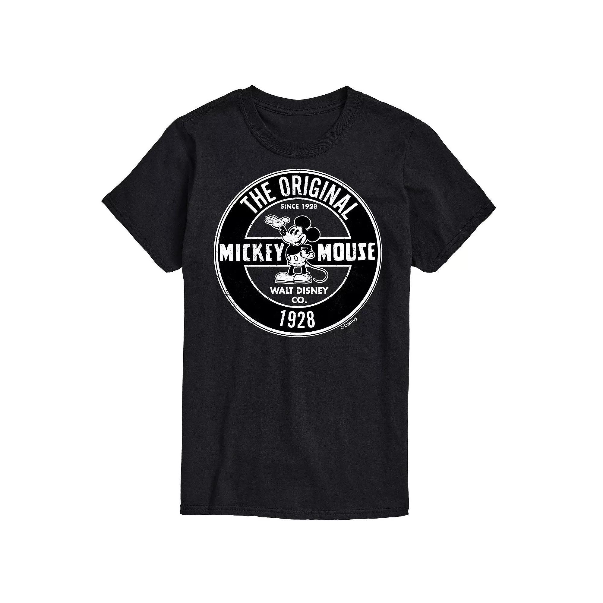 Disney's Mickey Mouse Big & Tall OG Graphic Tee, Men's, Size: 4XL Tall, Black Product Image