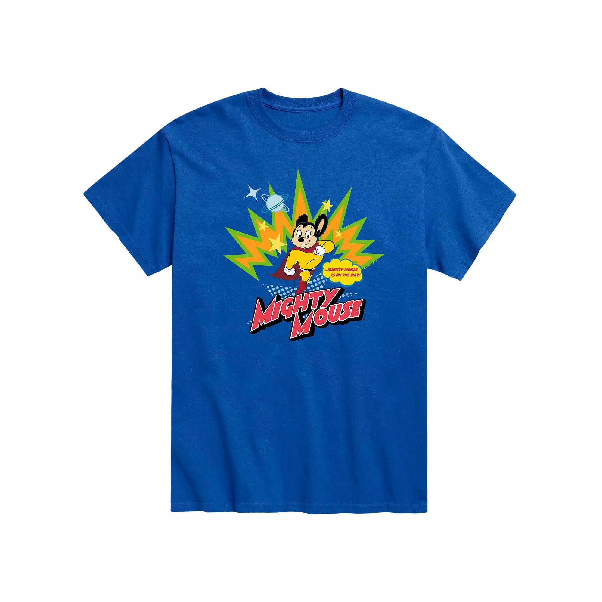 Mens Mighty Mouse On The Way Tee Product Image