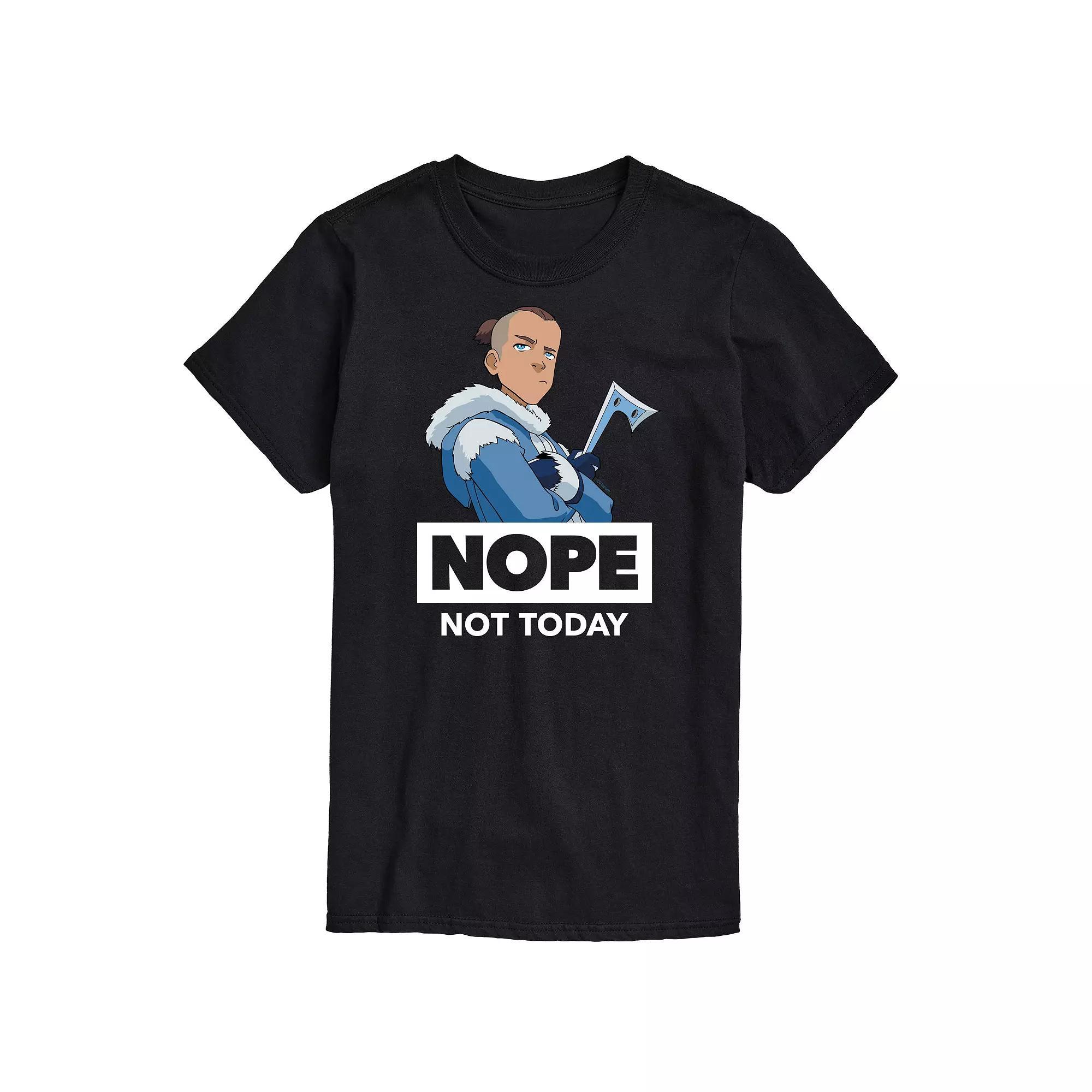 Big & Tall Avatar The Last Airbender Nope Not Today Graphic Tee, Mens Product Image