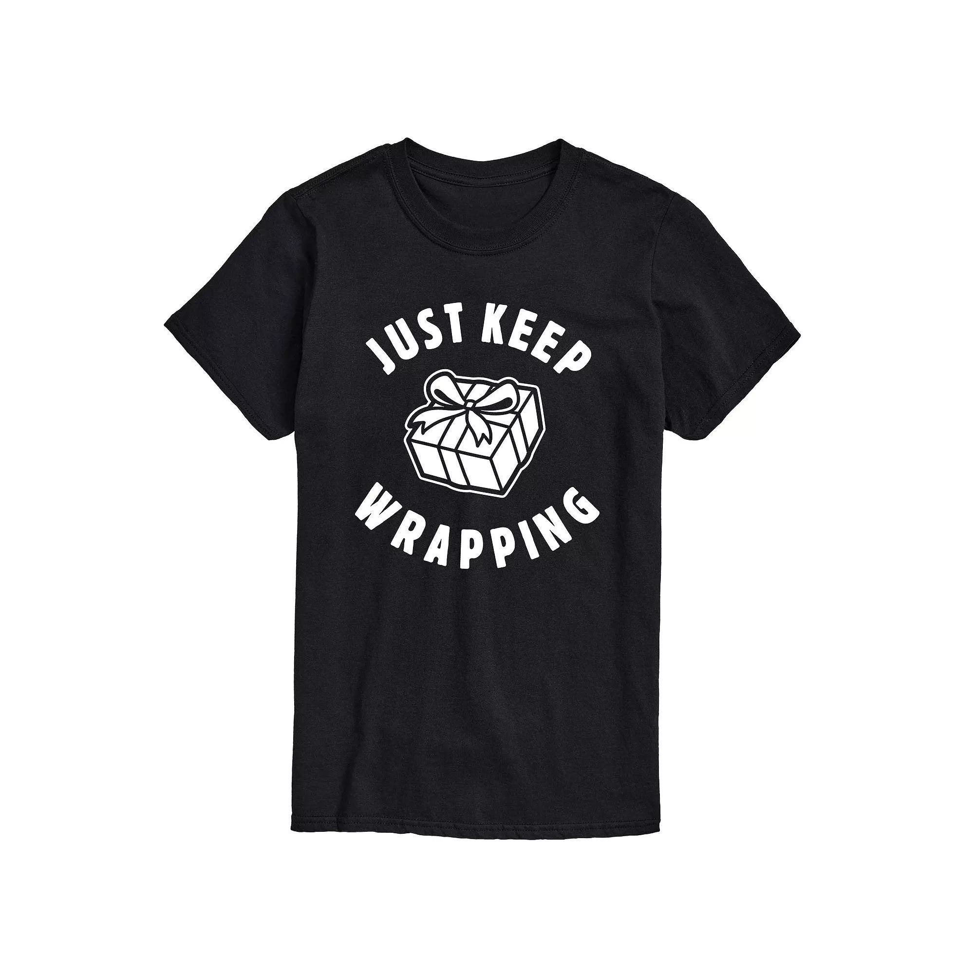 Big & Tall Just Keep Wrapping Tee, Mens Product Image