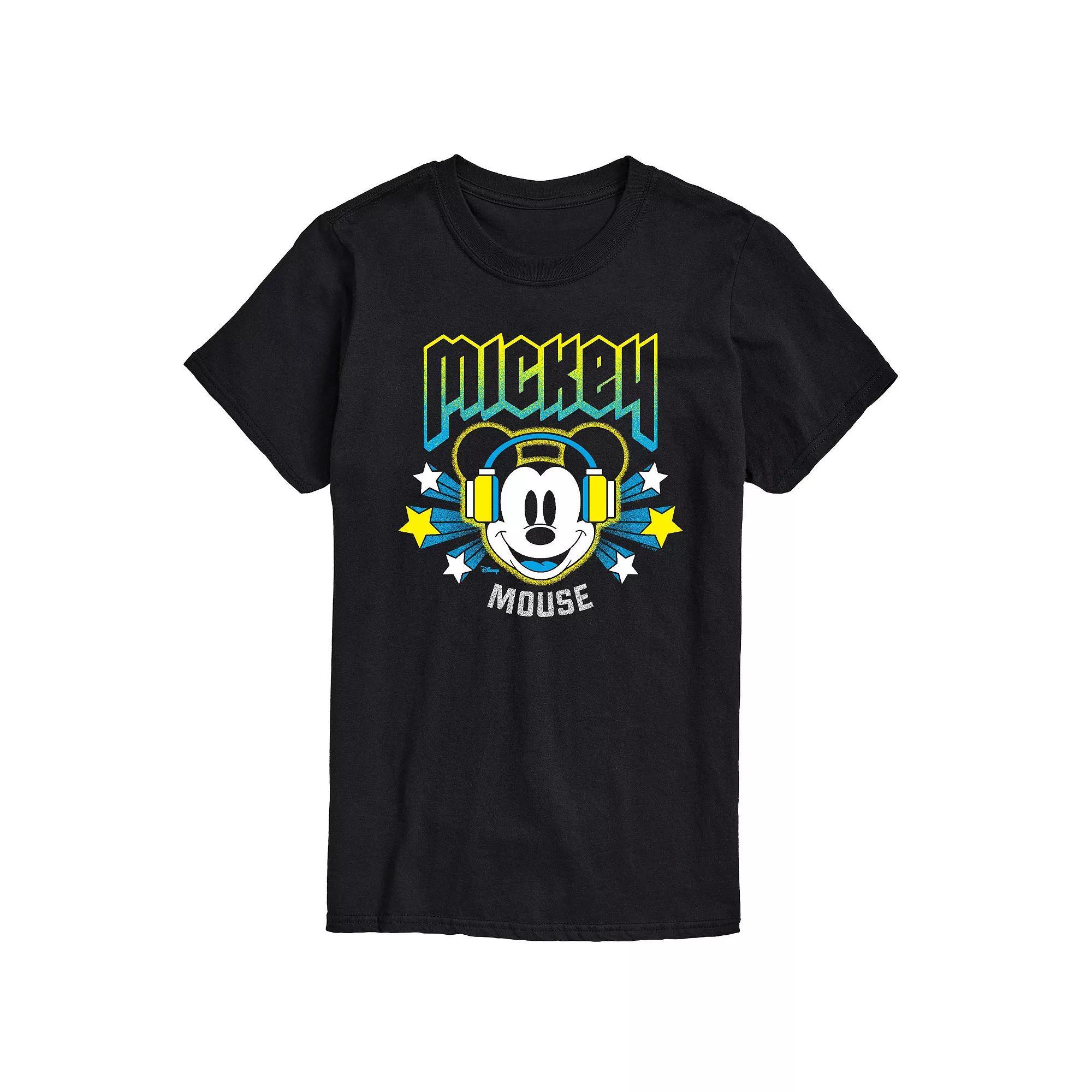 Disneys Mickey Mouse Mens Tour Graphic Tee Product Image