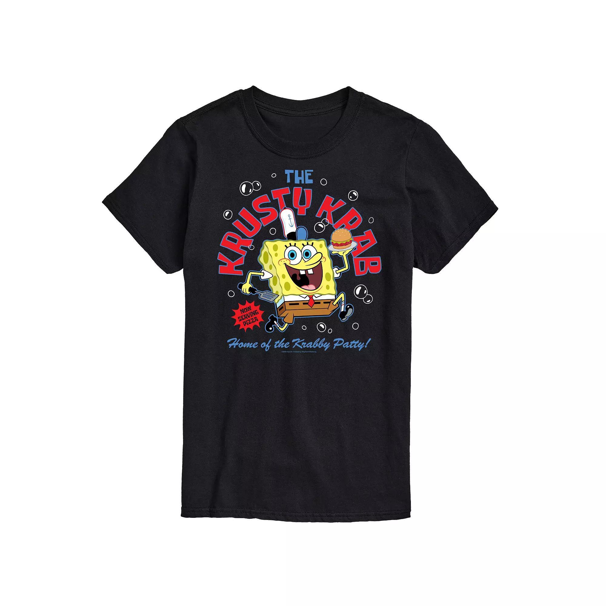 Big & Tall SpongeBob SquarePants Krusty Krab Delivery Graphic Tee, Mens Product Image