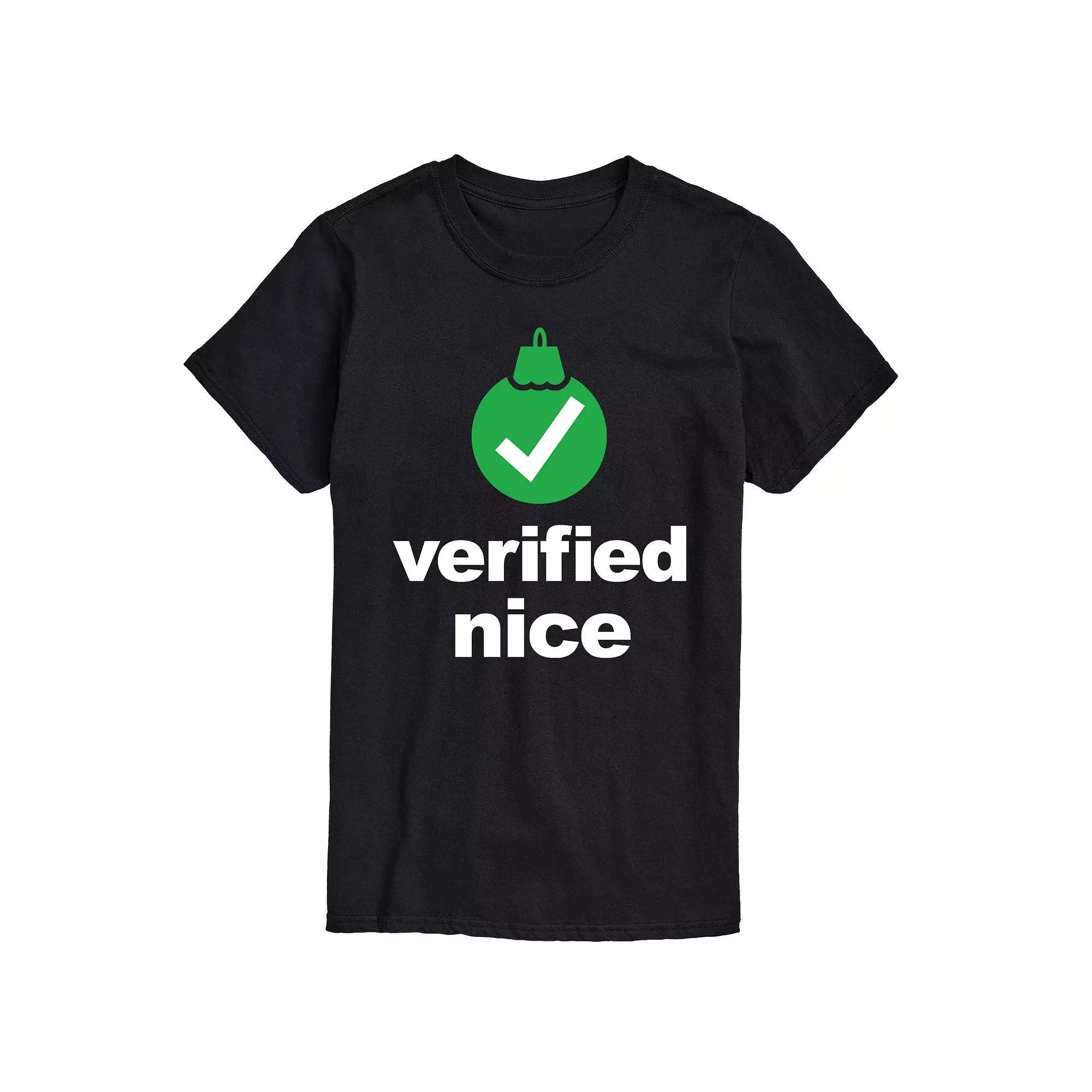 Mens Verified Nice Graphic Tee Product Image
