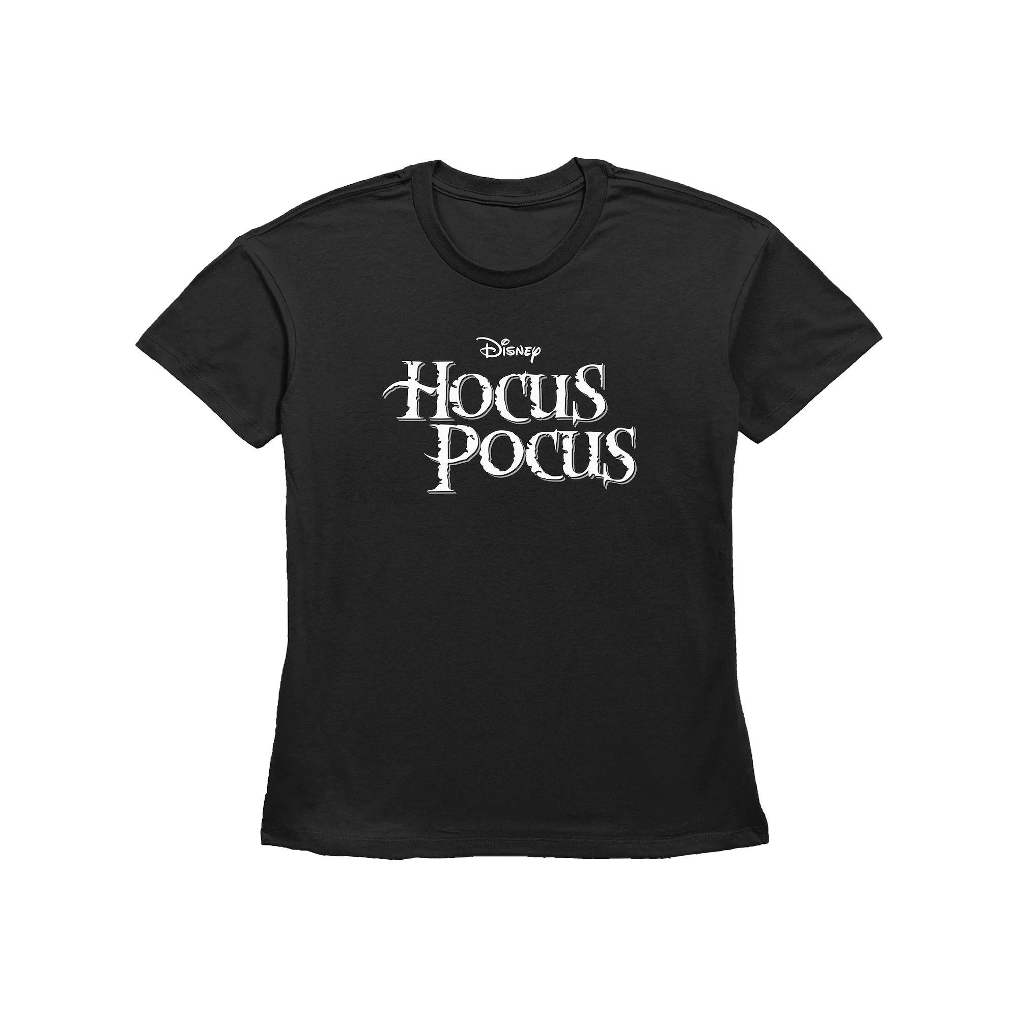 Disneys Hocus Pocus Title Logo Womens Graphic Tee Product Image