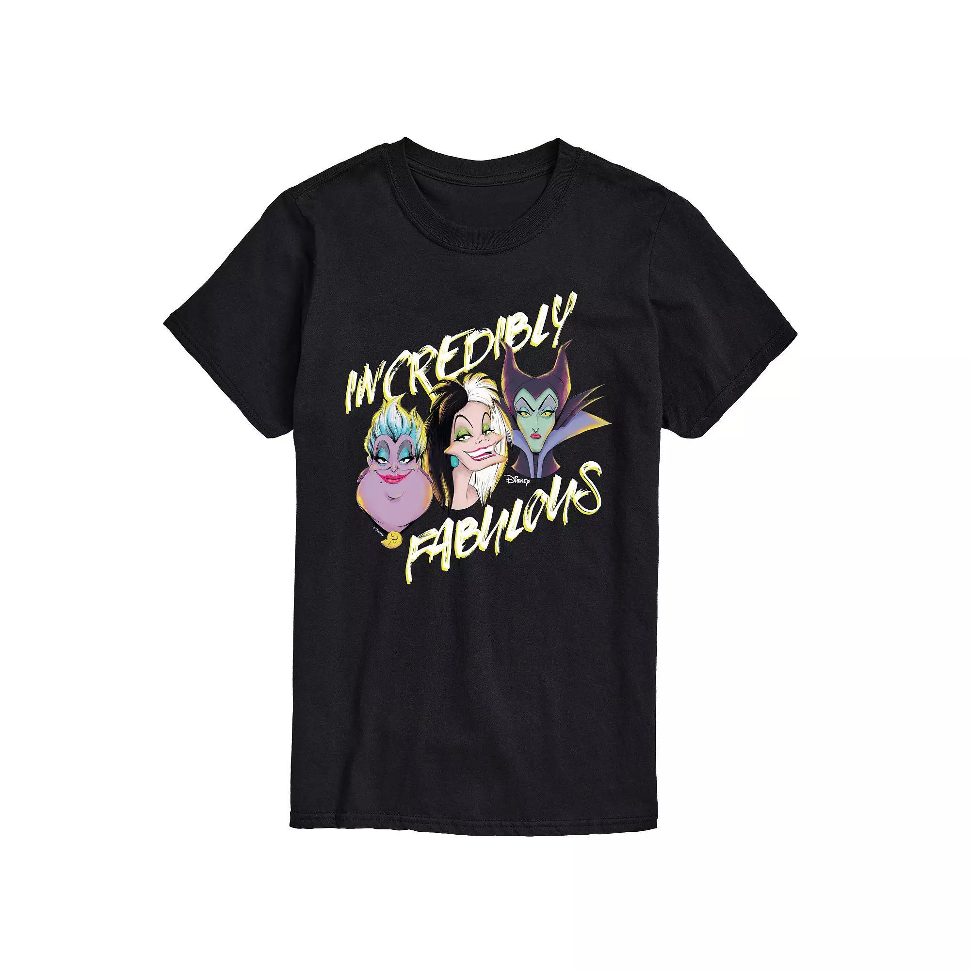 Disney Villains Mens Incredibly Fabulous Graphic Tee Product Image