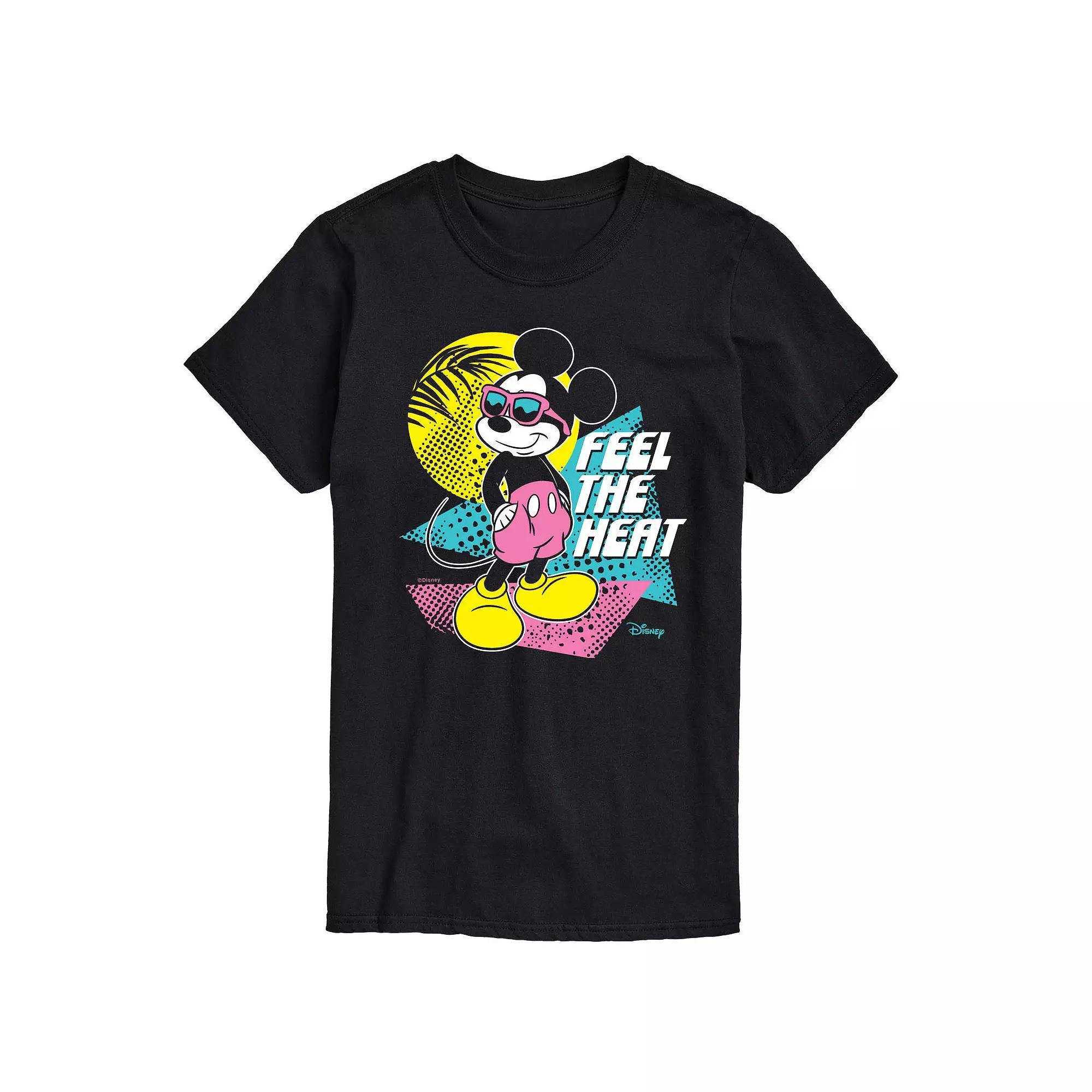 Disneys Mickey Mouse Mens Feel The Heat Graphic Tee Product Image