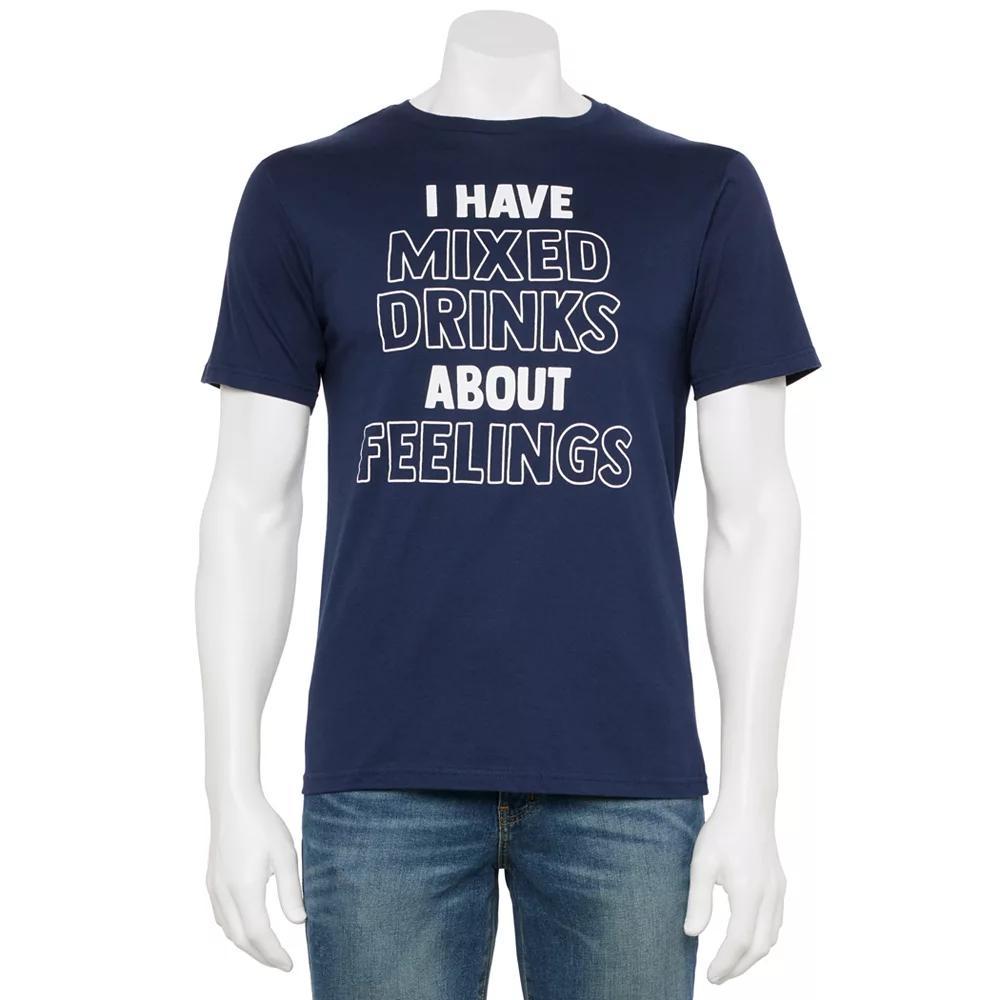 Men's Mixed Drinks Tee, Size: Small, Blue Product Image