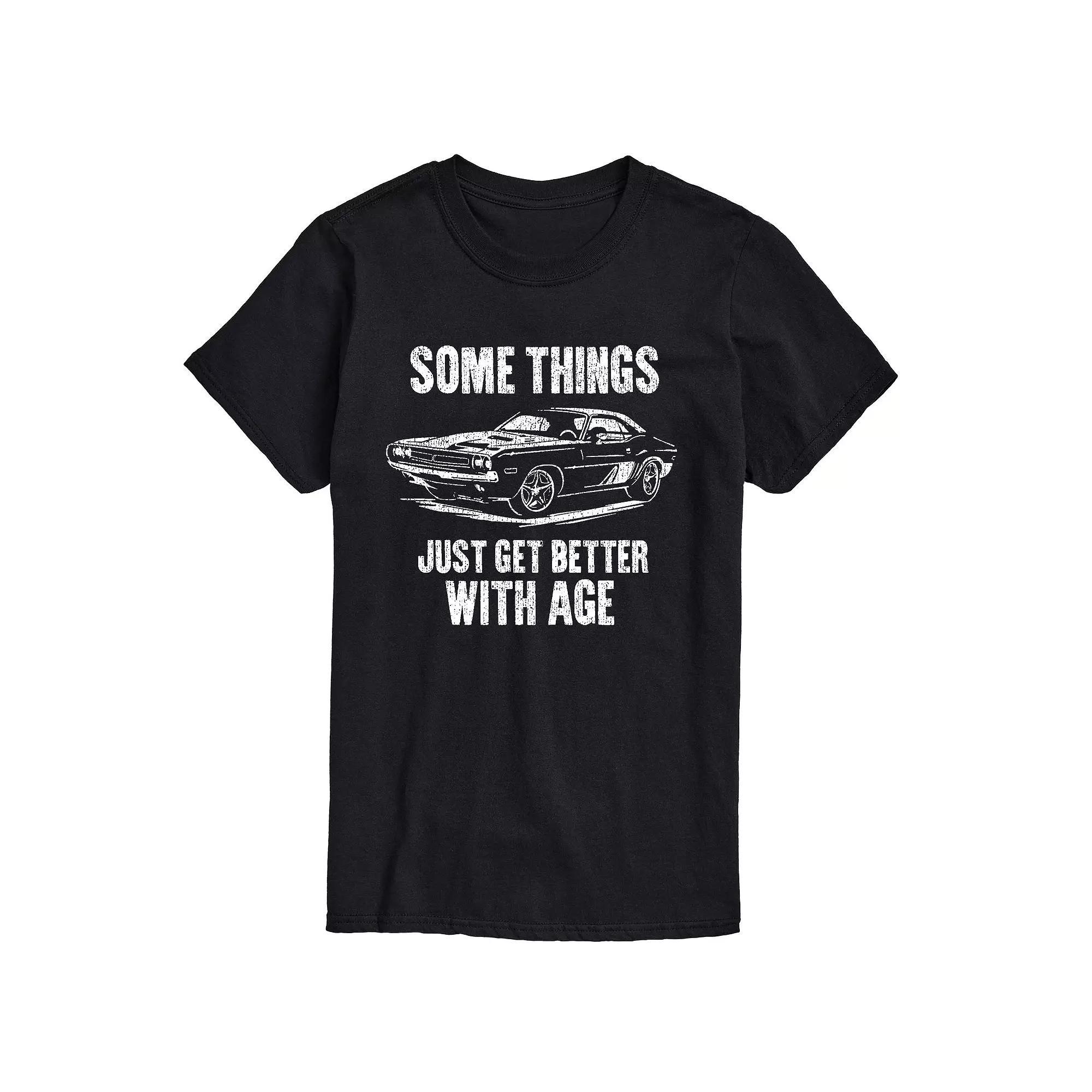 Men's Some Things Just Get Better With Age Graphic Tee, Size: Medium, Black Product Image