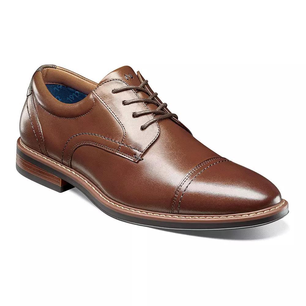 Nunn Bush Centro Flex Mens Cap Toe Oxford Dress Shoes Red Product Image
