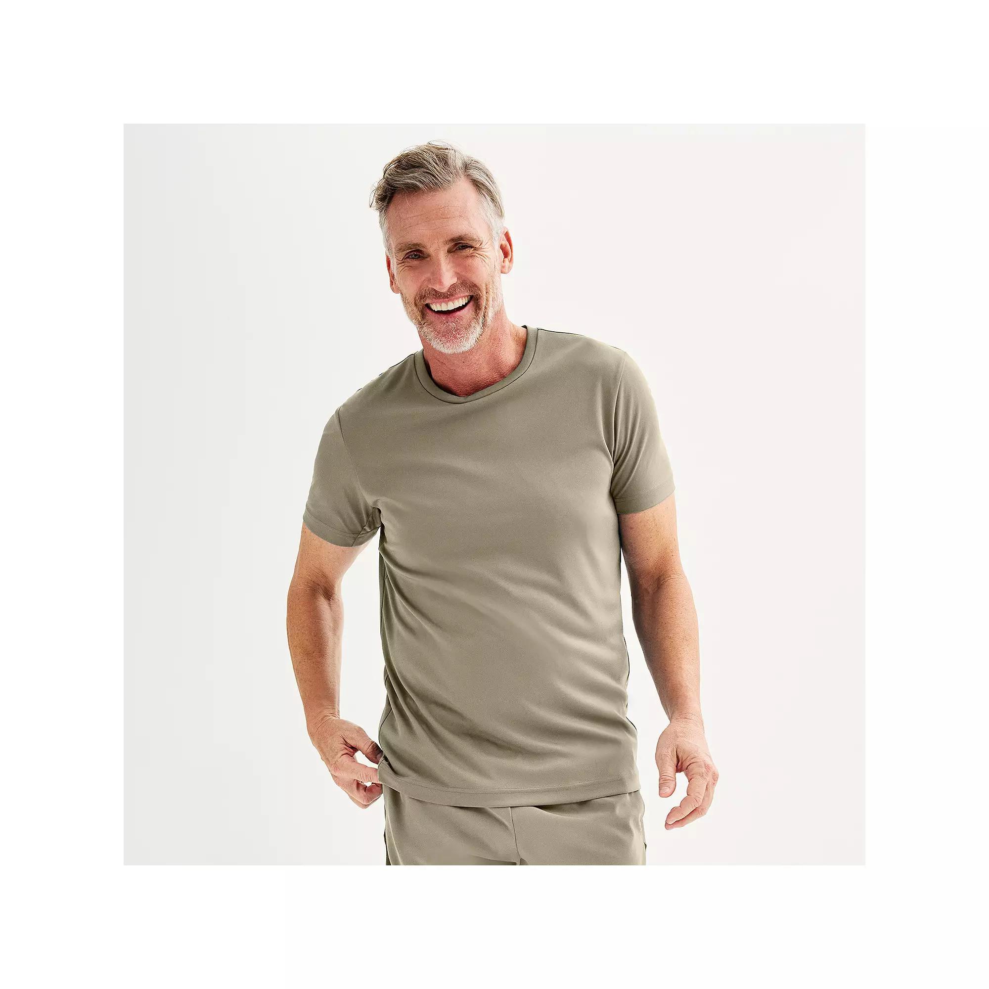 Men's Tek Gear® Dry Tek Tee, Size: Medium, Desert Shadow Product Image