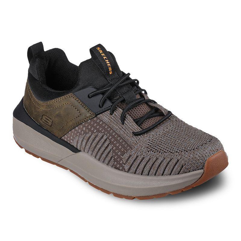 Skechers® Neville Calhan Men's Sneakers, Size: 10.5, Olive Black Product Image