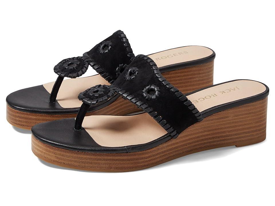 Jack Rogers Womens Jacks Thong Toe Wedge Platform Sandals Product Image