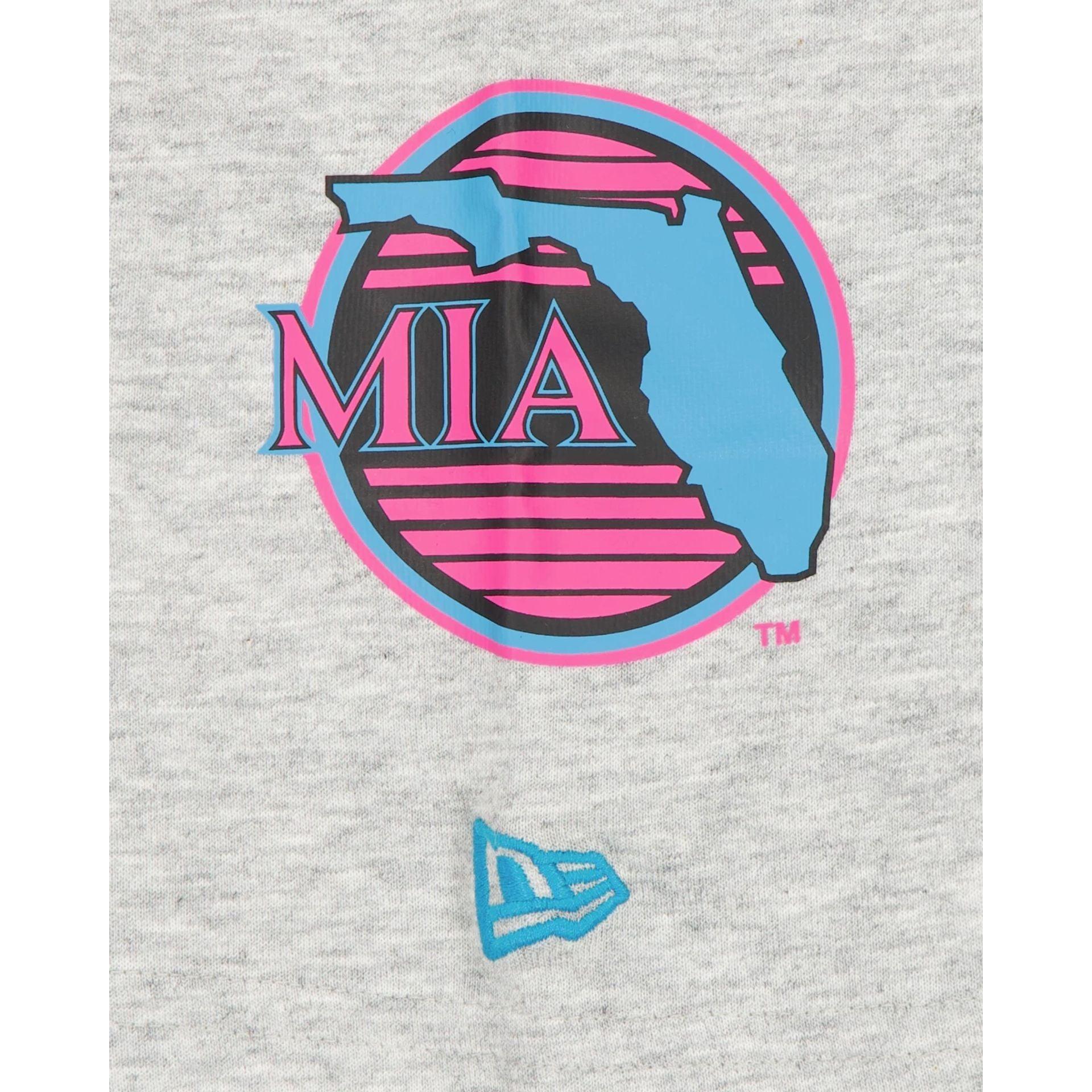 Miami Marlins City Connect Gray T-Shirt Male Product Image