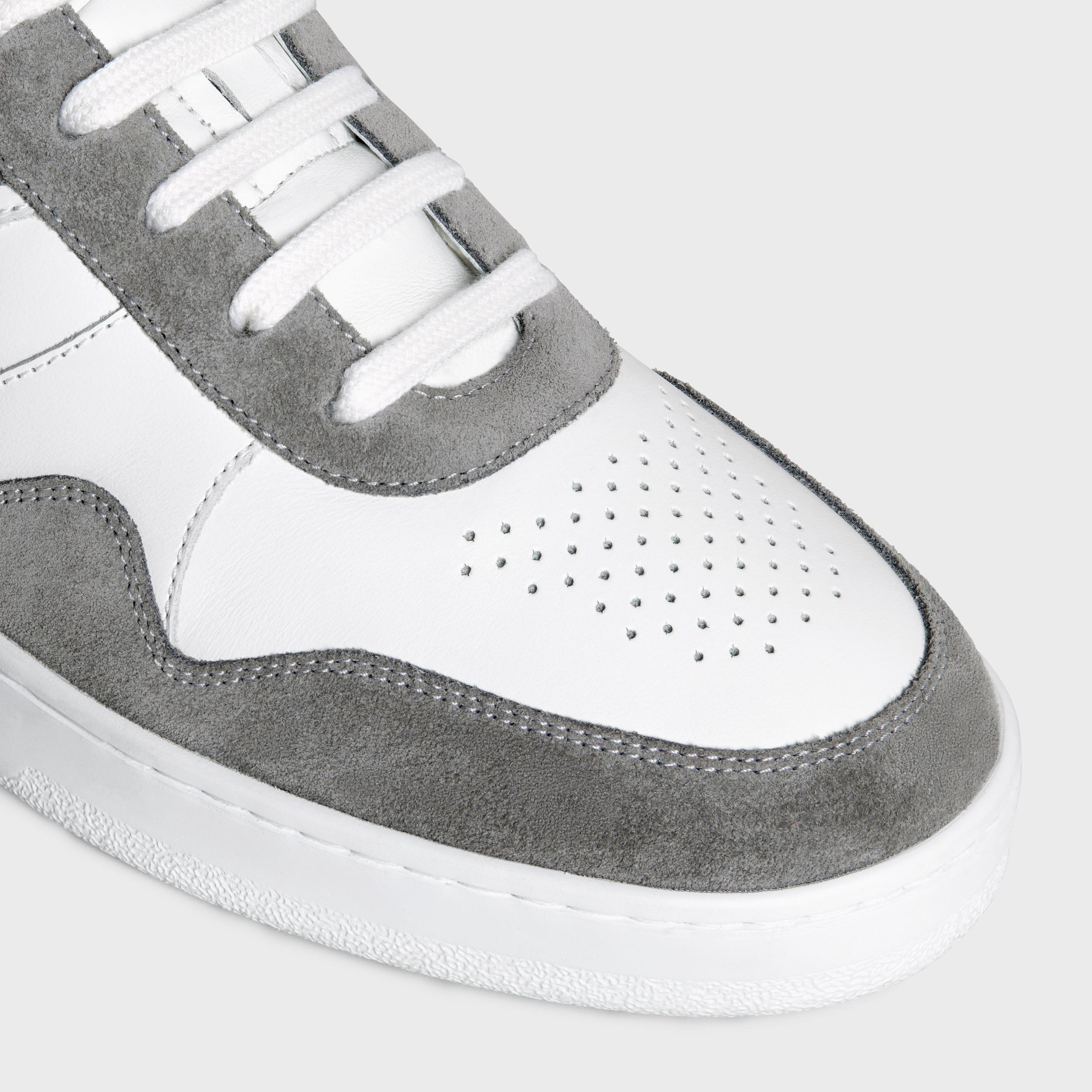 CELINE TRAINER LOW LACE-UP SNEAKER in SUEDE CALFSKIN AND CALFSKIN Product Image