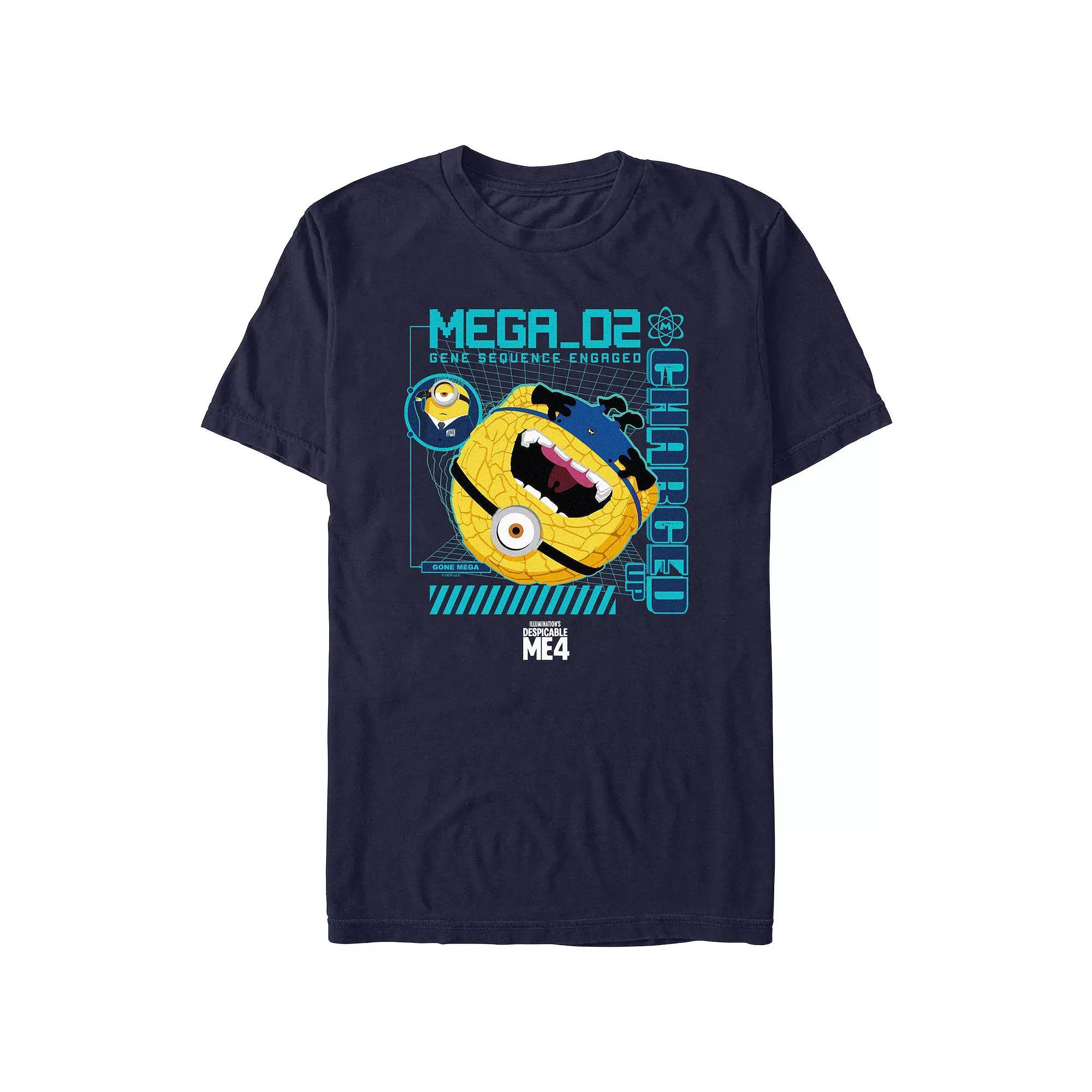 Men's Despicable Me 4 Charged Up Graphic Tee, Size: XS, Blue Product Image