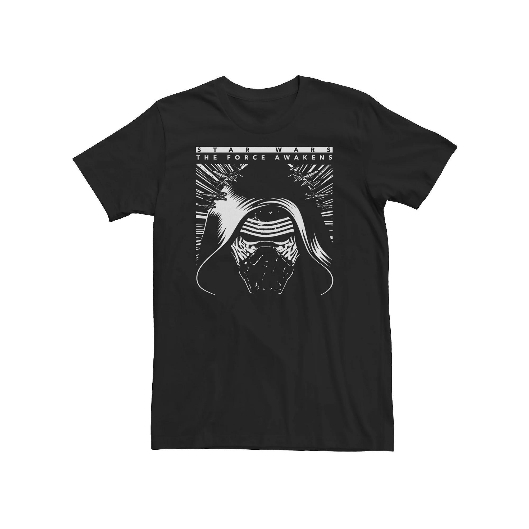Big & Tall Star Wars: The Bad Batch Group Shot Orange Logo Tee, Men's, Size: 3XL, Black Product Image