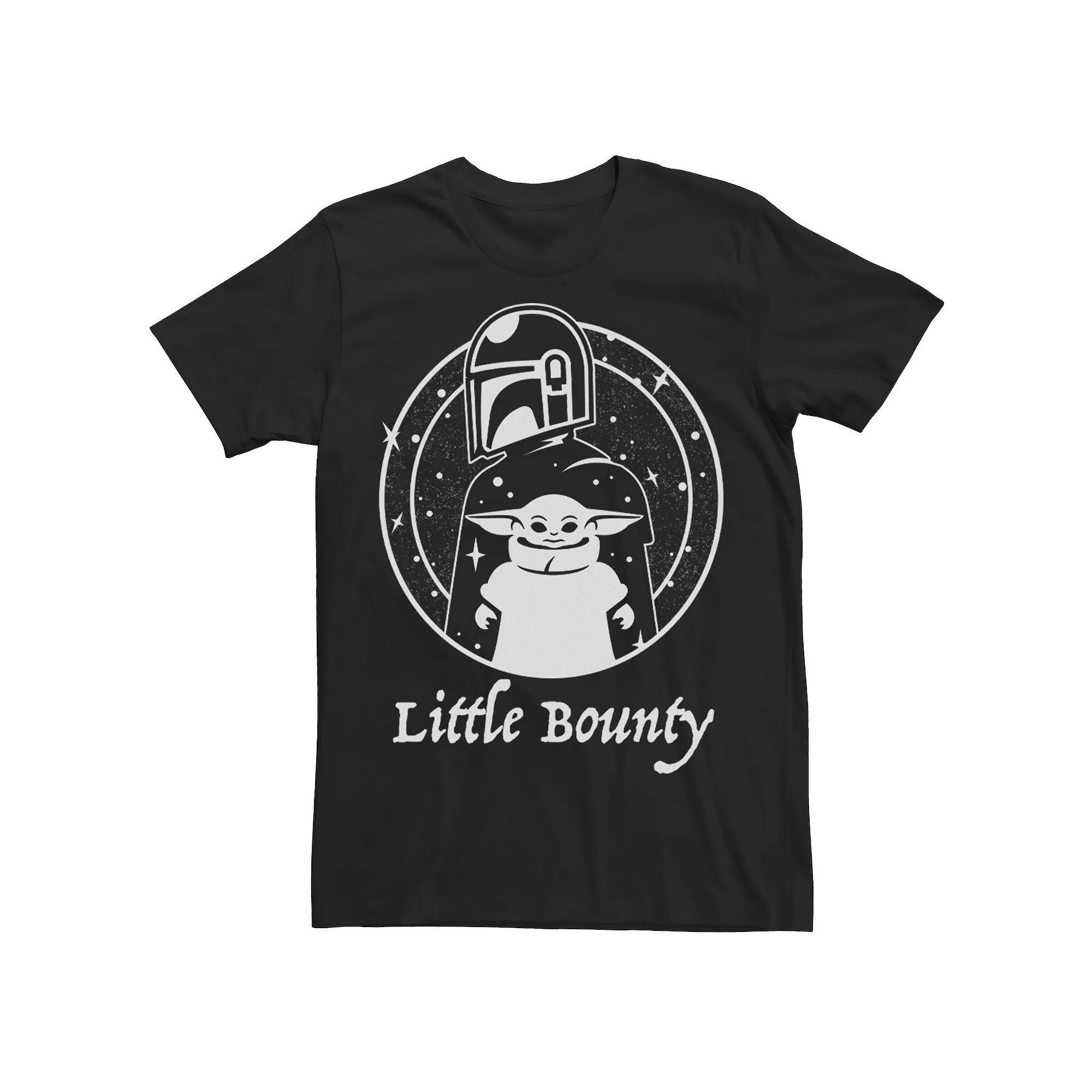 Men's Star Wars The Mandalorian The Child Little Bounty Tee, Size: Medium, Black Product Image