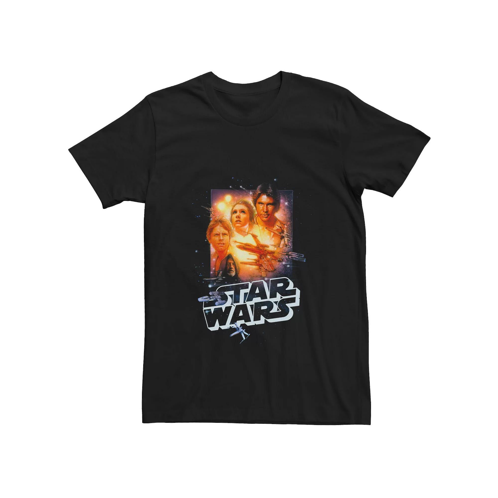 Men's Star Wars Heroes Graphic Tee, Size: XL, Black Product Image