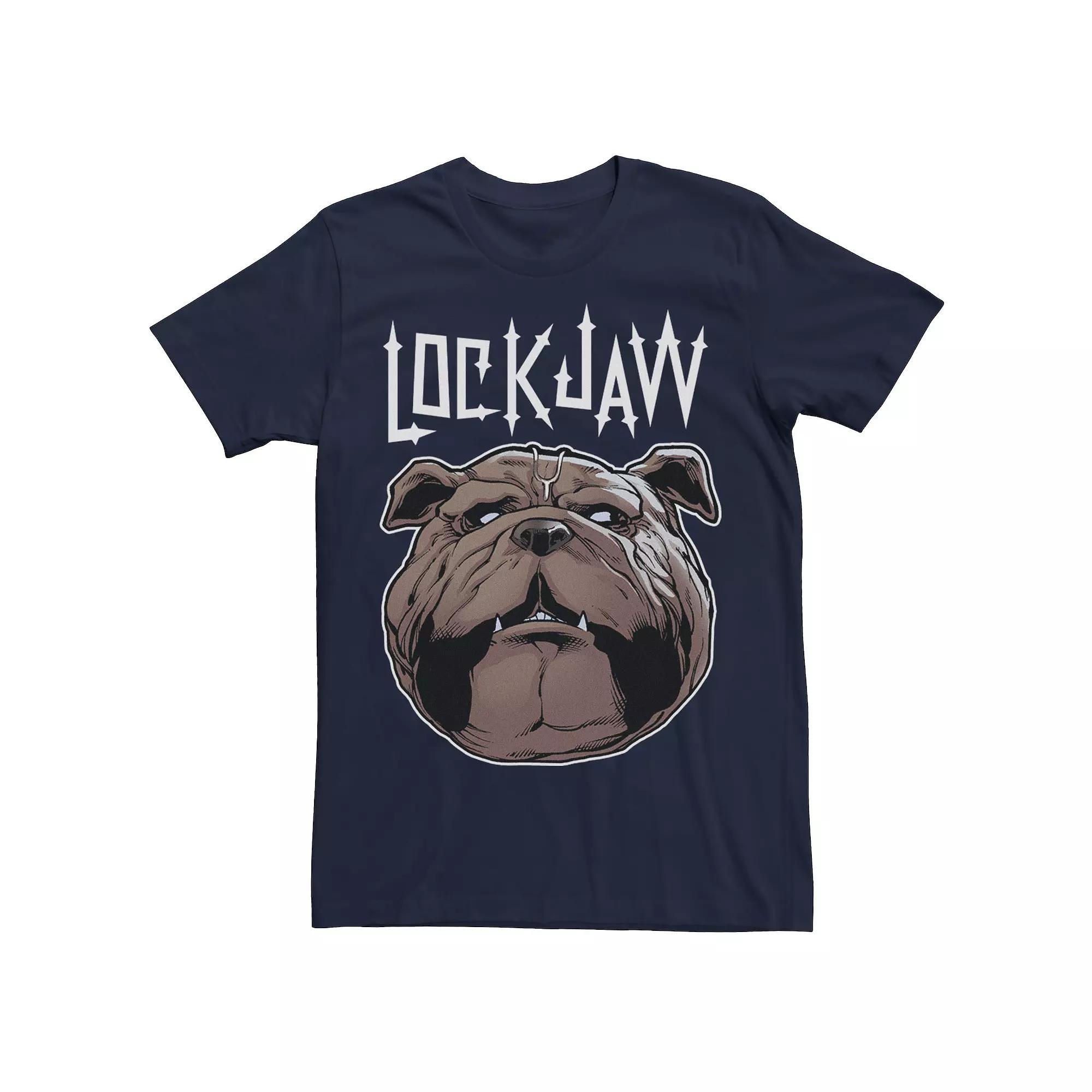 Men's Marvel Lockjaw The Inhumans Royal Prince Dog Tee, Size: Large, Blue Product Image