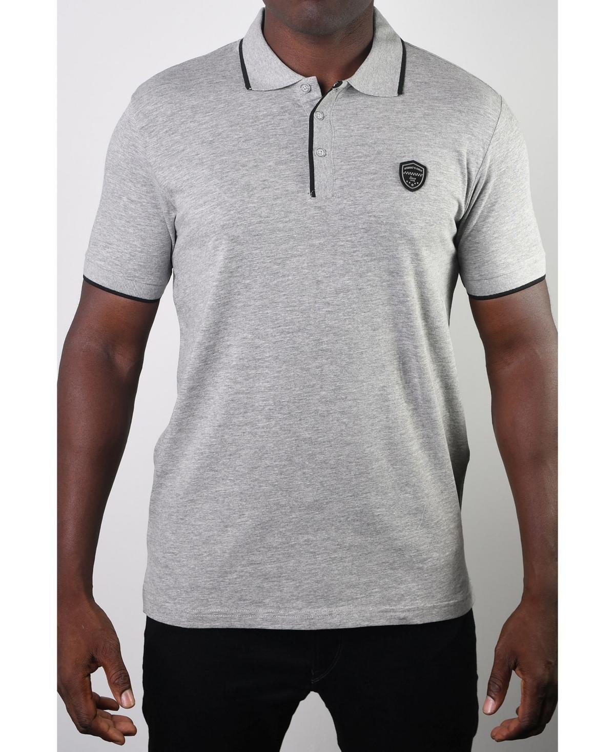 Members Only Mens Basic Short Sleeve Logo Botton Polo Product Image