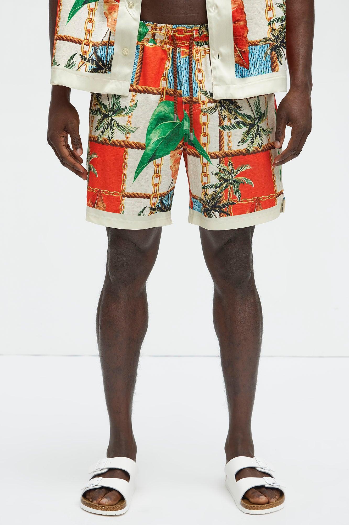 Summer Away Swim Classic Trunk - Multi Color Product Image