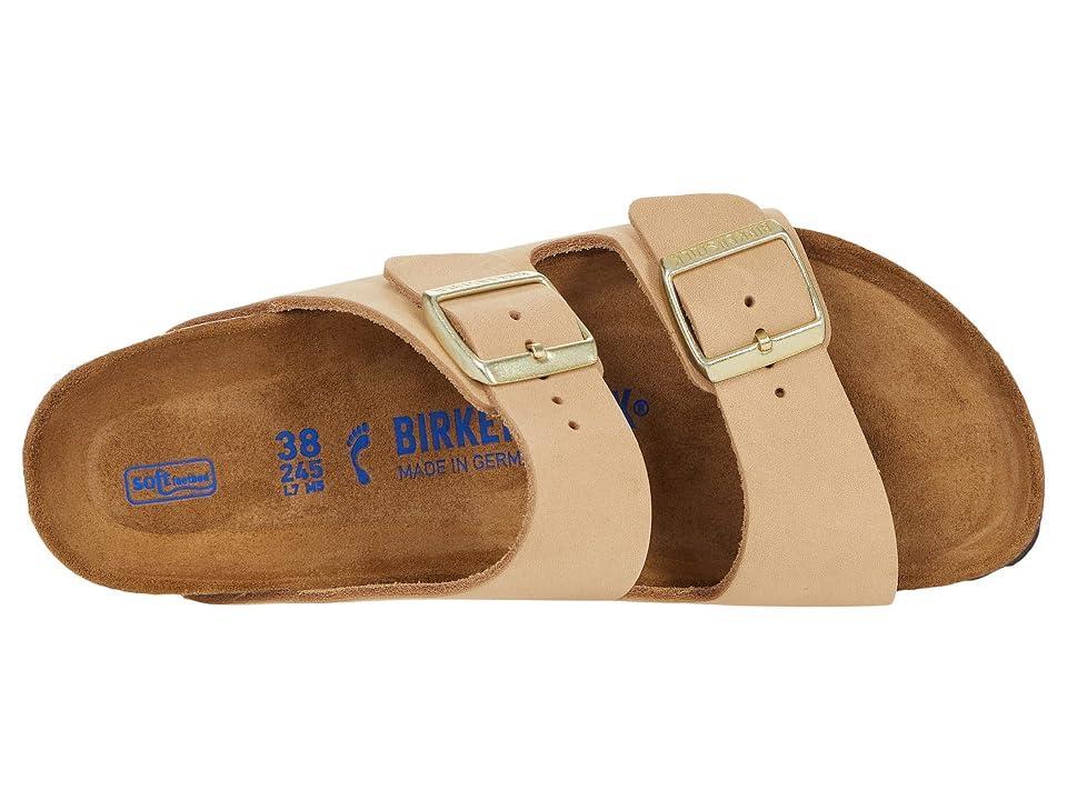 Womens Birkenstock Arizona Soft Footbed Slide Sandal - Sandcastle Product Image