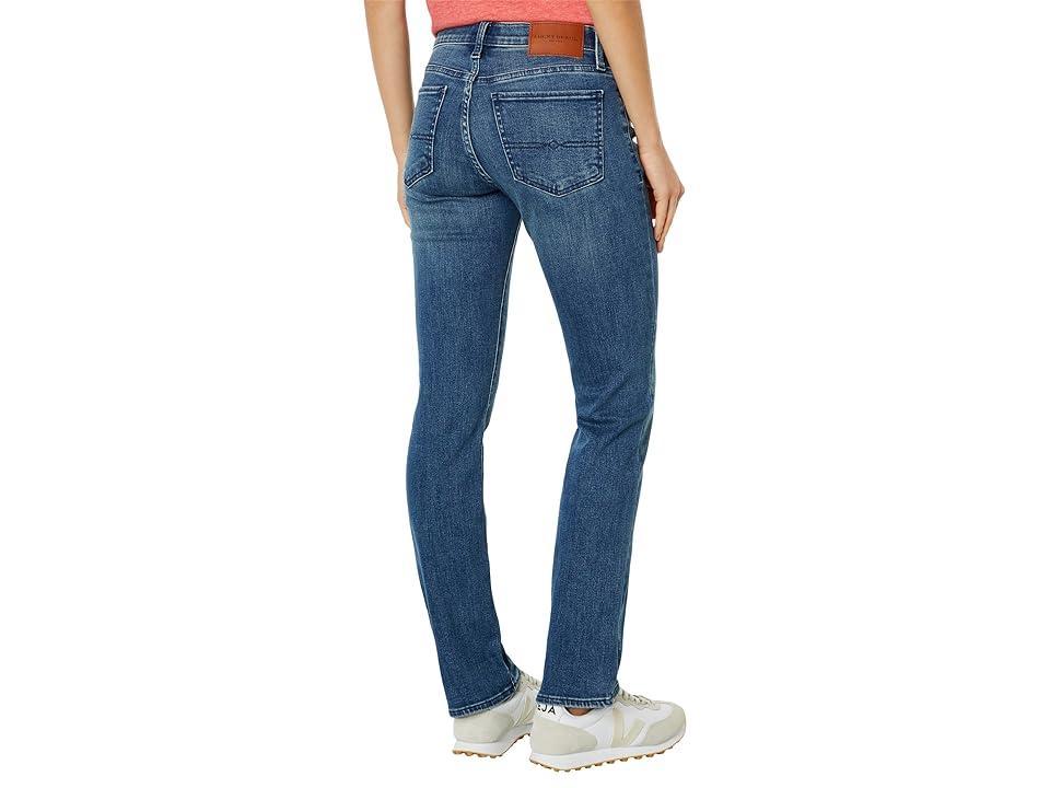 Lucky Brand Mid Rise Sweet Straight Leg Ankle Length Stretch Denim Jeans Product Image