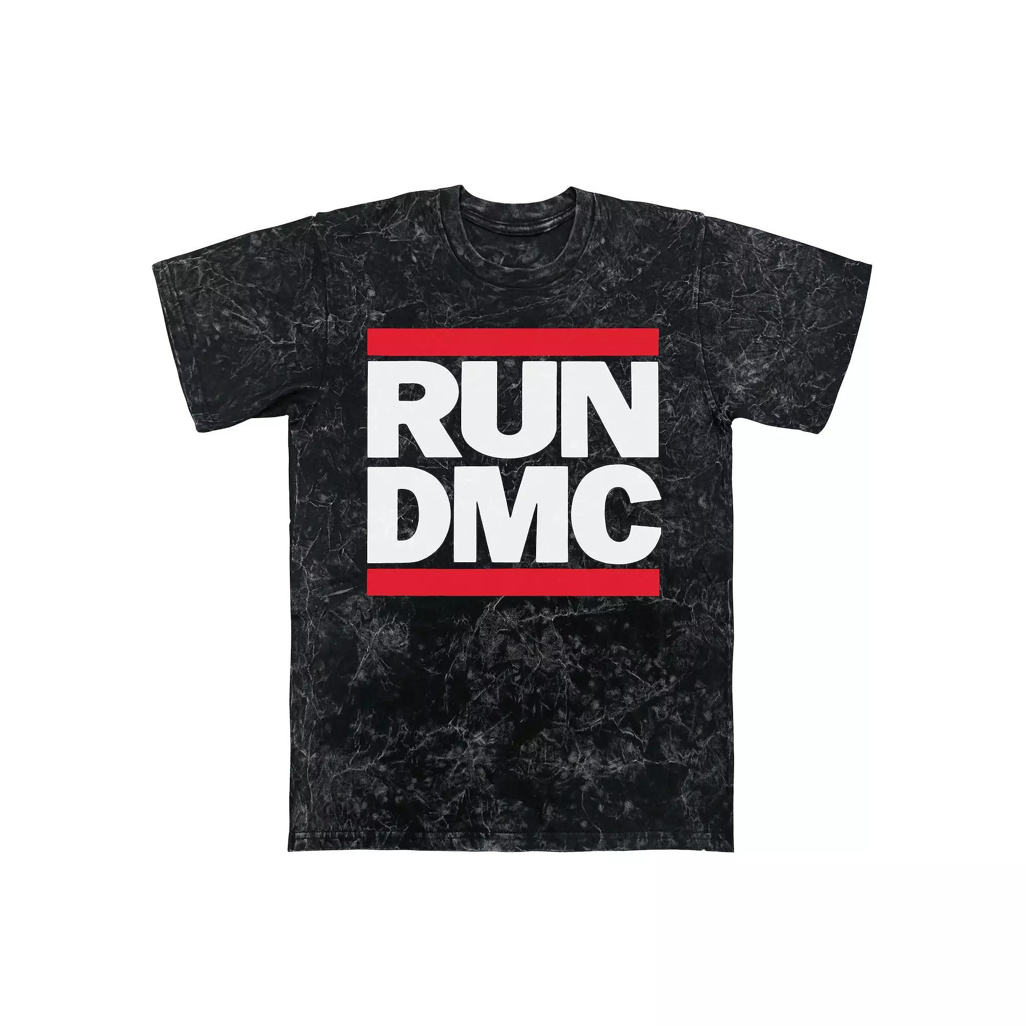 Men's Run DMC Graphic Tee, Size: XXL, Black Mineral Wash Product Image