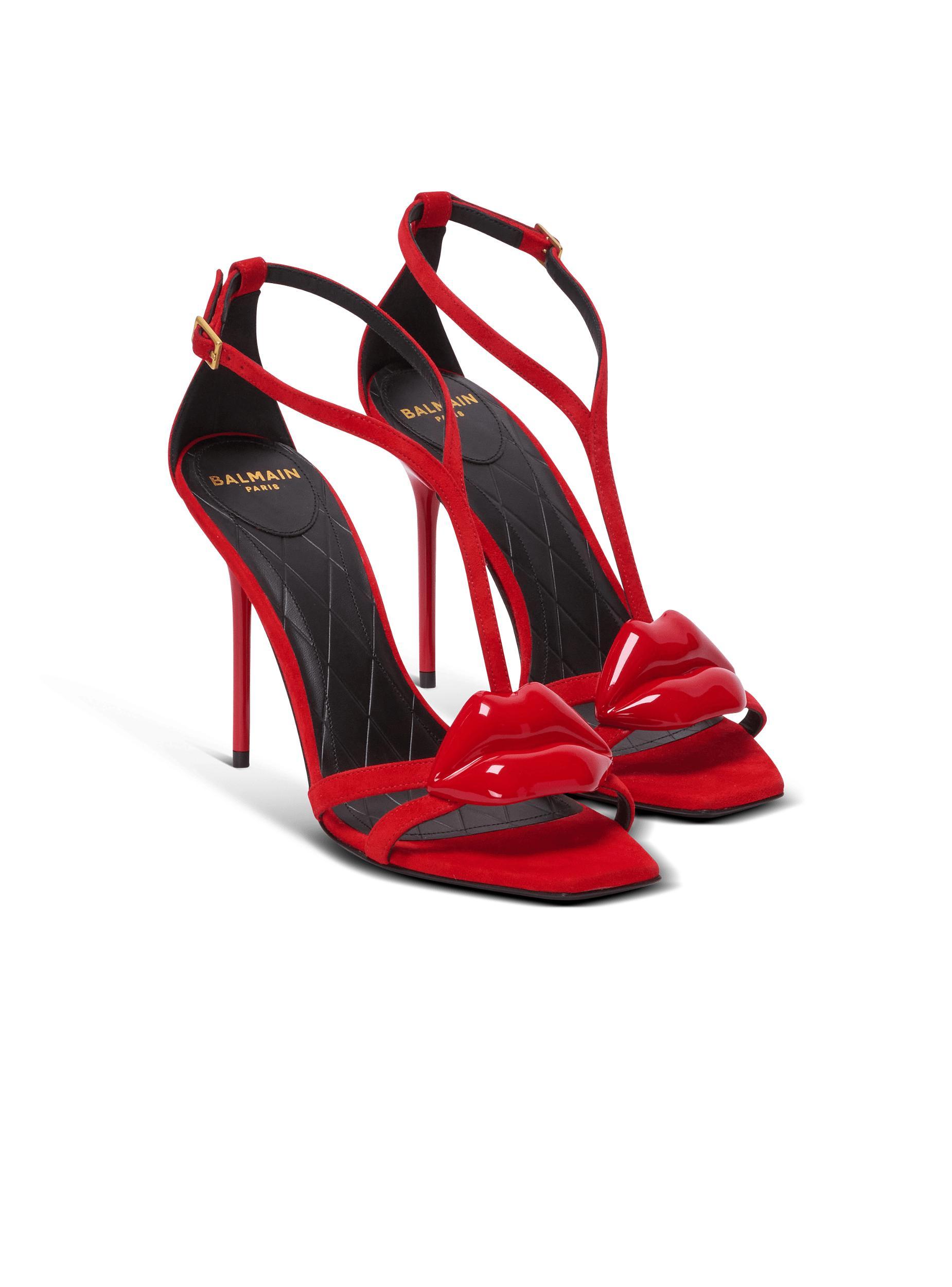 Suede Lips sandals Product Image