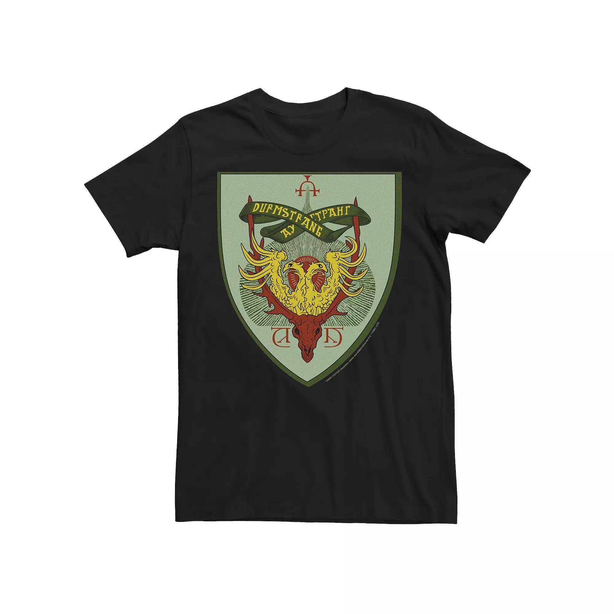 Men's Harry Potter Goblet Of Fire Durmstrang Crest Graphic Tee, Size: XL, Black Product Image