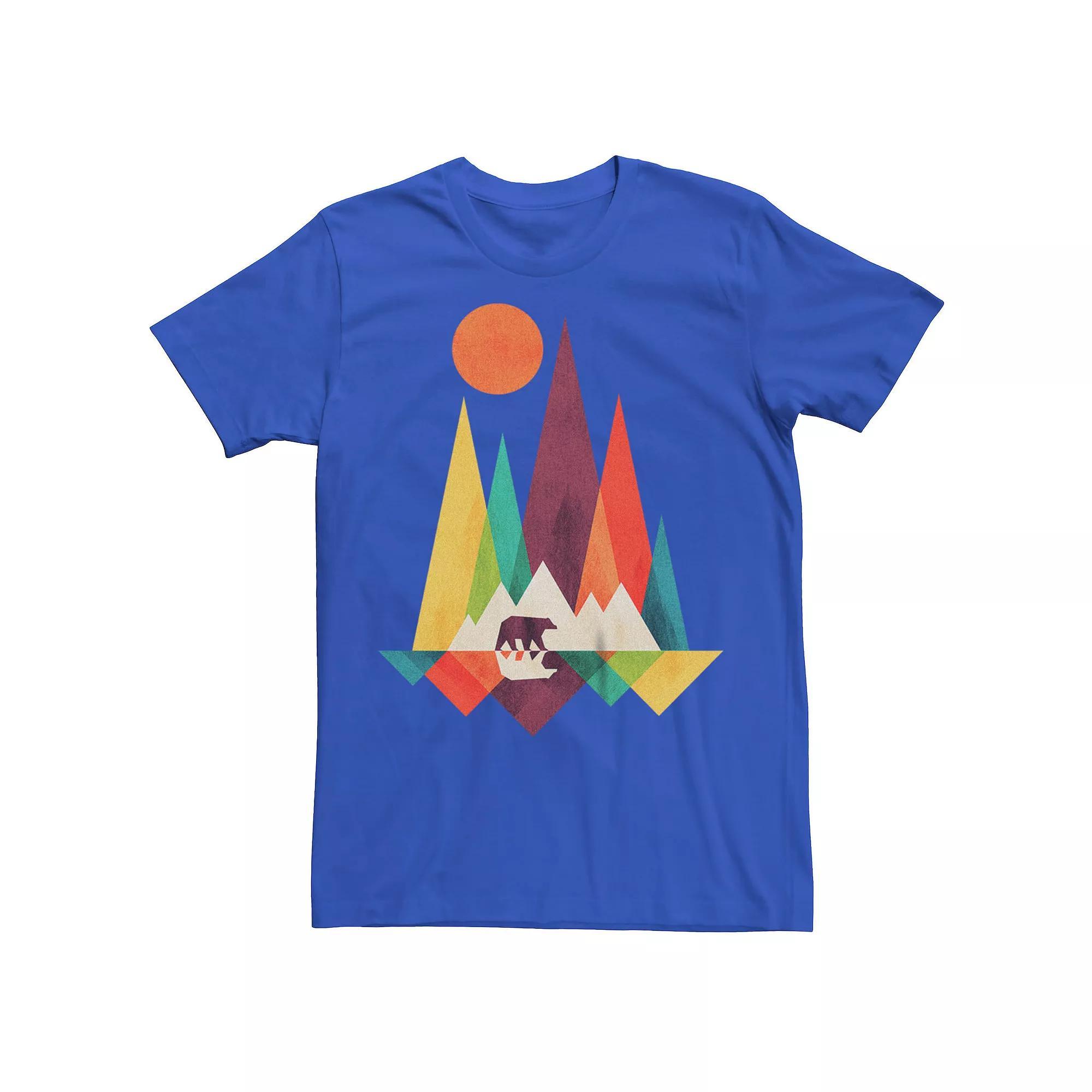 Men's Star Trek Original Series Enterprise Geo Lines Tee, Size: XXL, Black Product Image