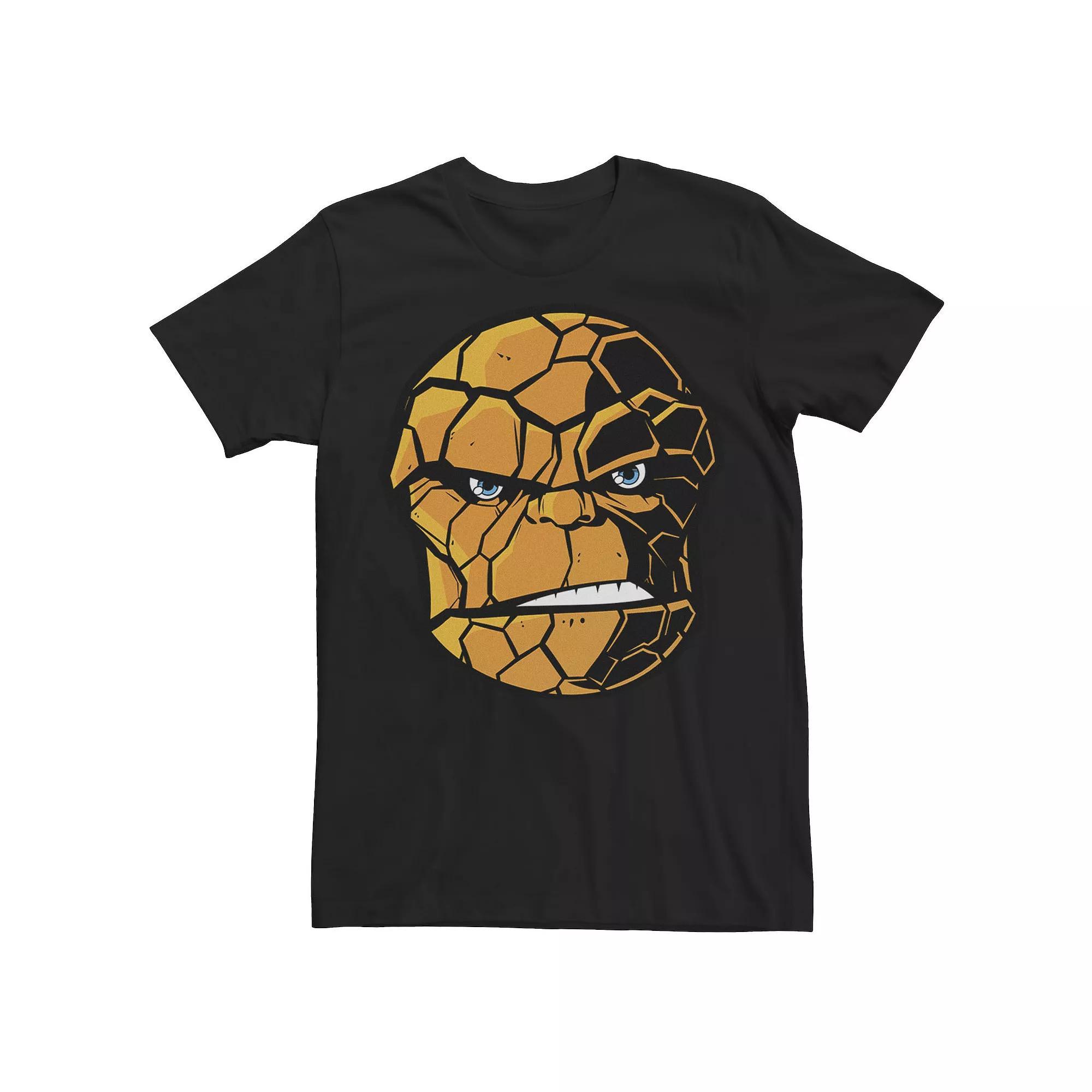 Mens Marvel Fantastic Four The Thing Big Face Tee Product Image