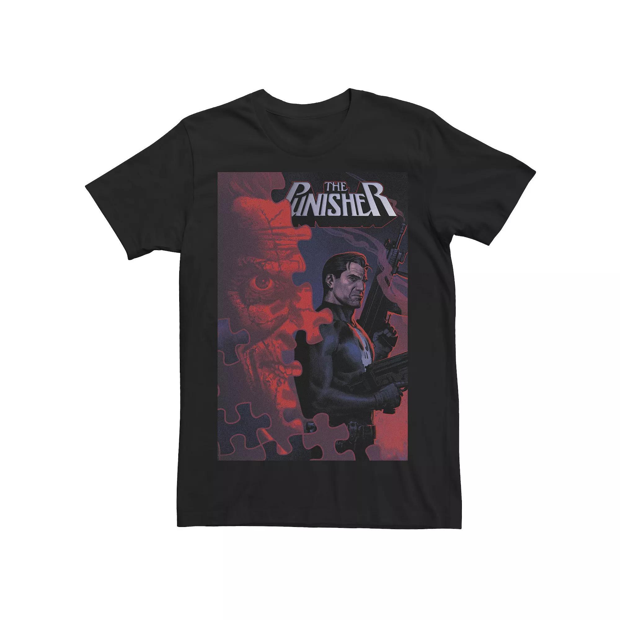 Big & Tall Marvel Captain Marvel Goose Nice Kitty Tentacle Neon Portrait Tee, Men's, Size: 5XL, Black Product Image