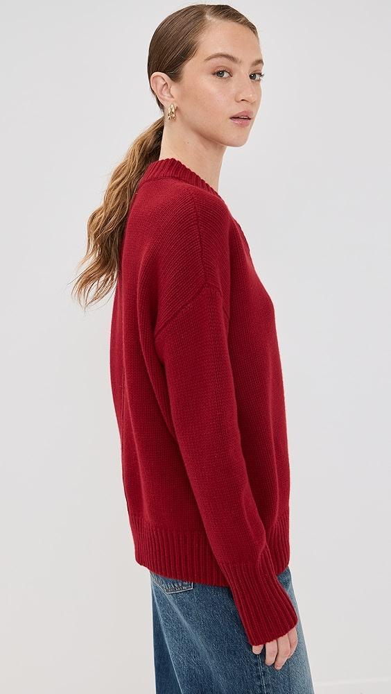 La Ligne Solid Marin V Neck Sweater | Shopbop Product Image