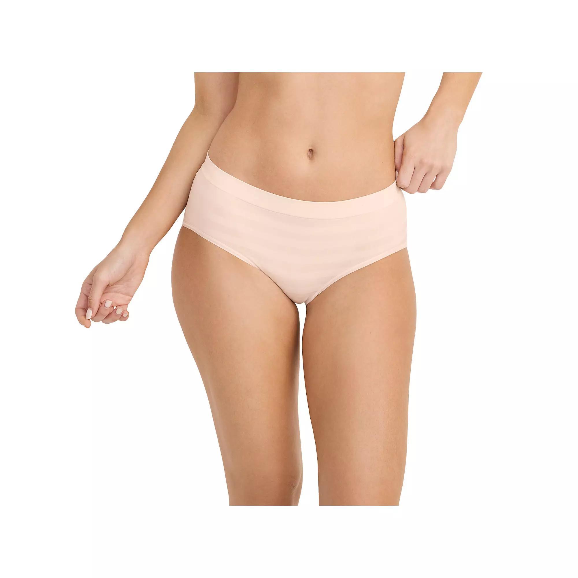 Women's Jockey® Seamfree® Hipster Panty 3787, Size: Large, Pink Ice Stripe Product Image