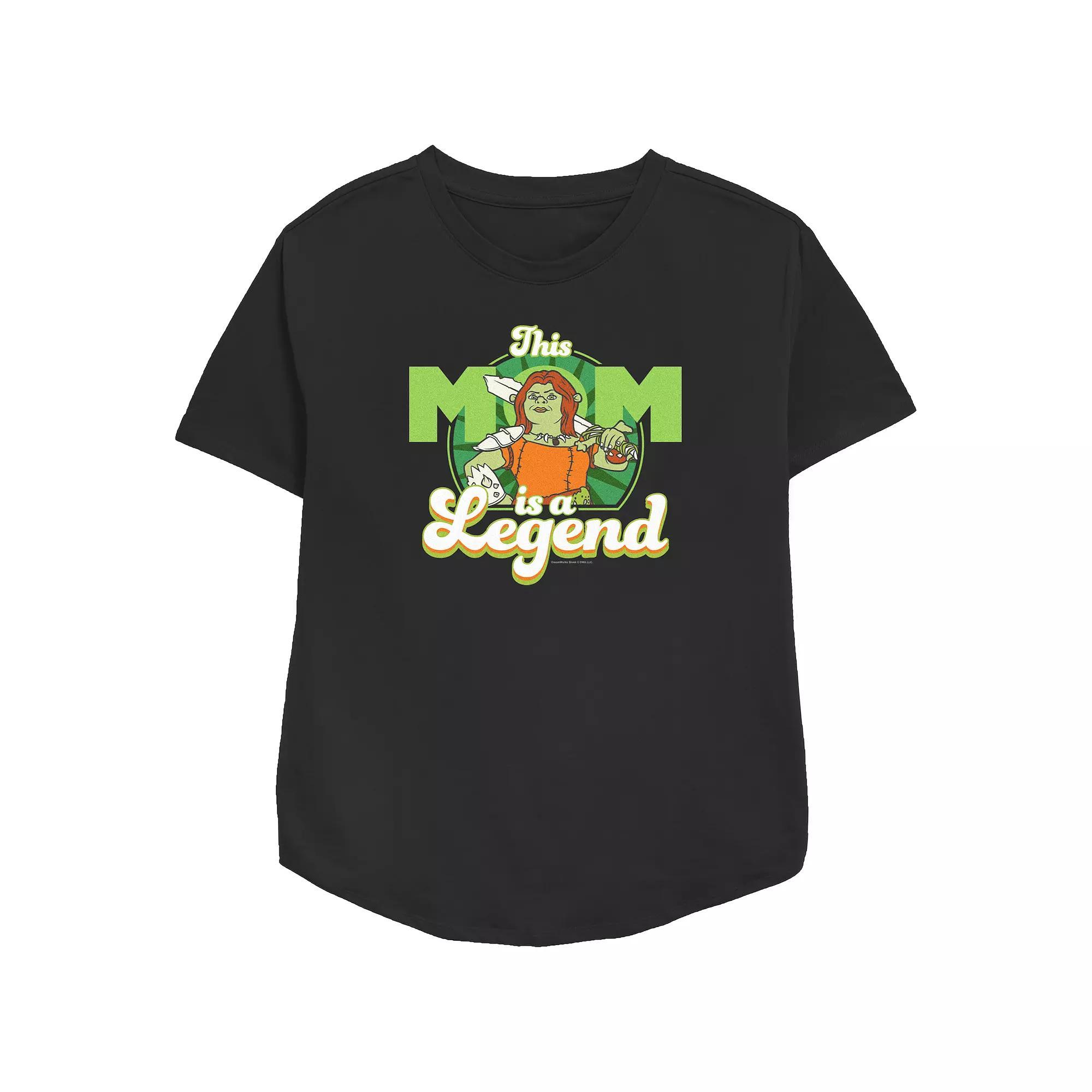 Womens Shrek This Mom Is A Rebel Relaxed Fit Graphic Tee Product Image