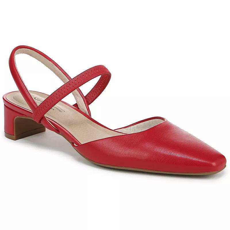 LifeStride Lainey Women's Slingback Pumps, Size: 8 Wide, Red Red Product Image