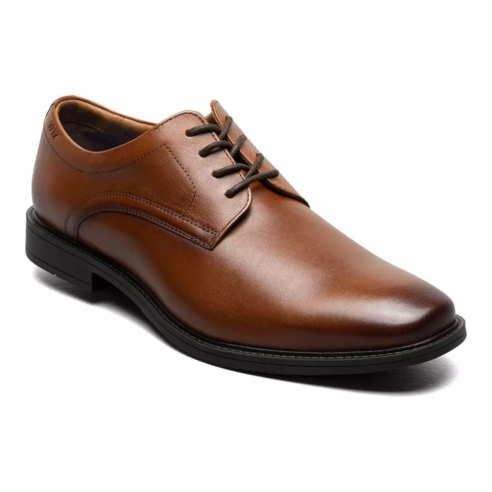 Nunn Bush® Baxter Men's Leather Cap Toe Oxford Dress Shoes, Size: 9, Red Product Image