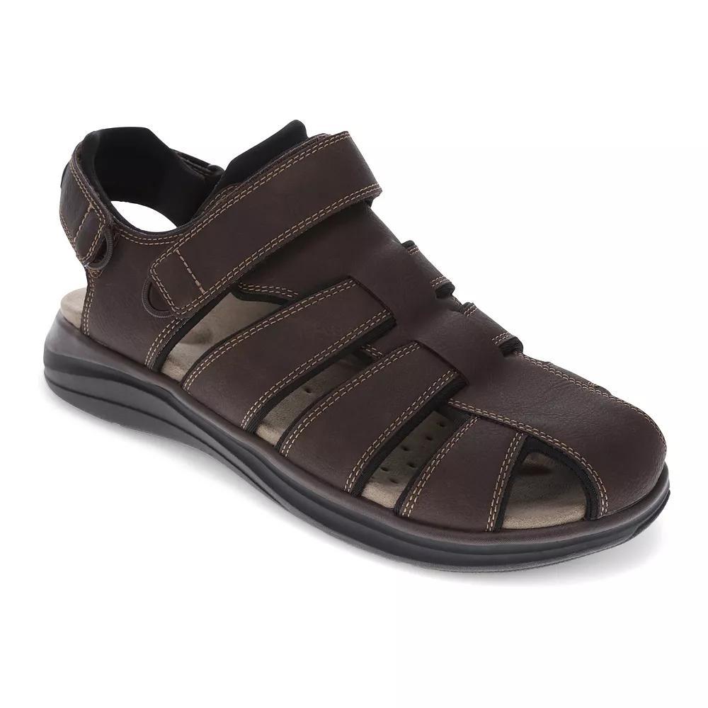 Dockers® Byrd Men's Fisherman Sandals, Size: 11, Dk Brown Product Image